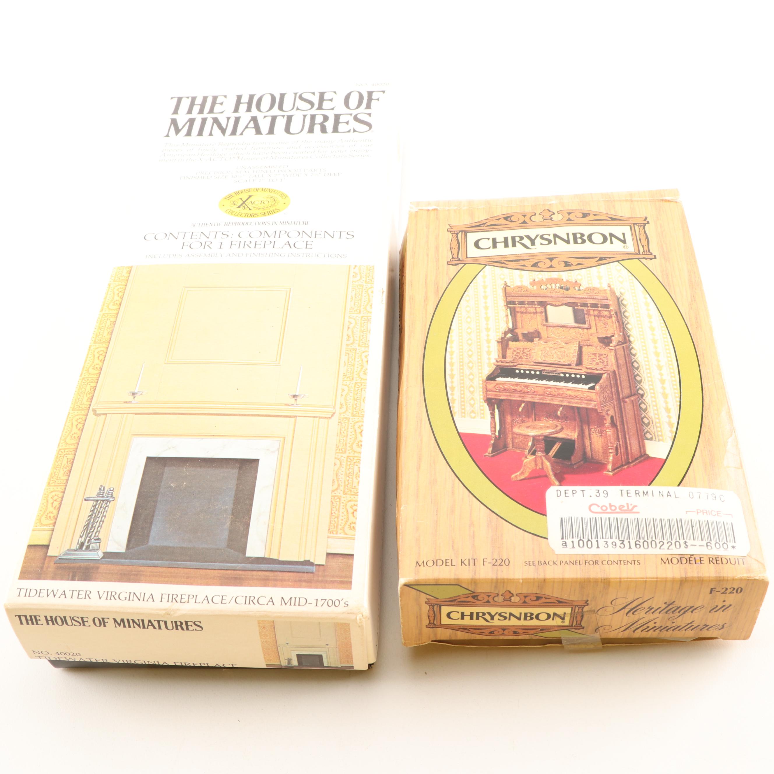 The House of Miniatures, Realife Miniatures and Other Furniture Kits, Vintage