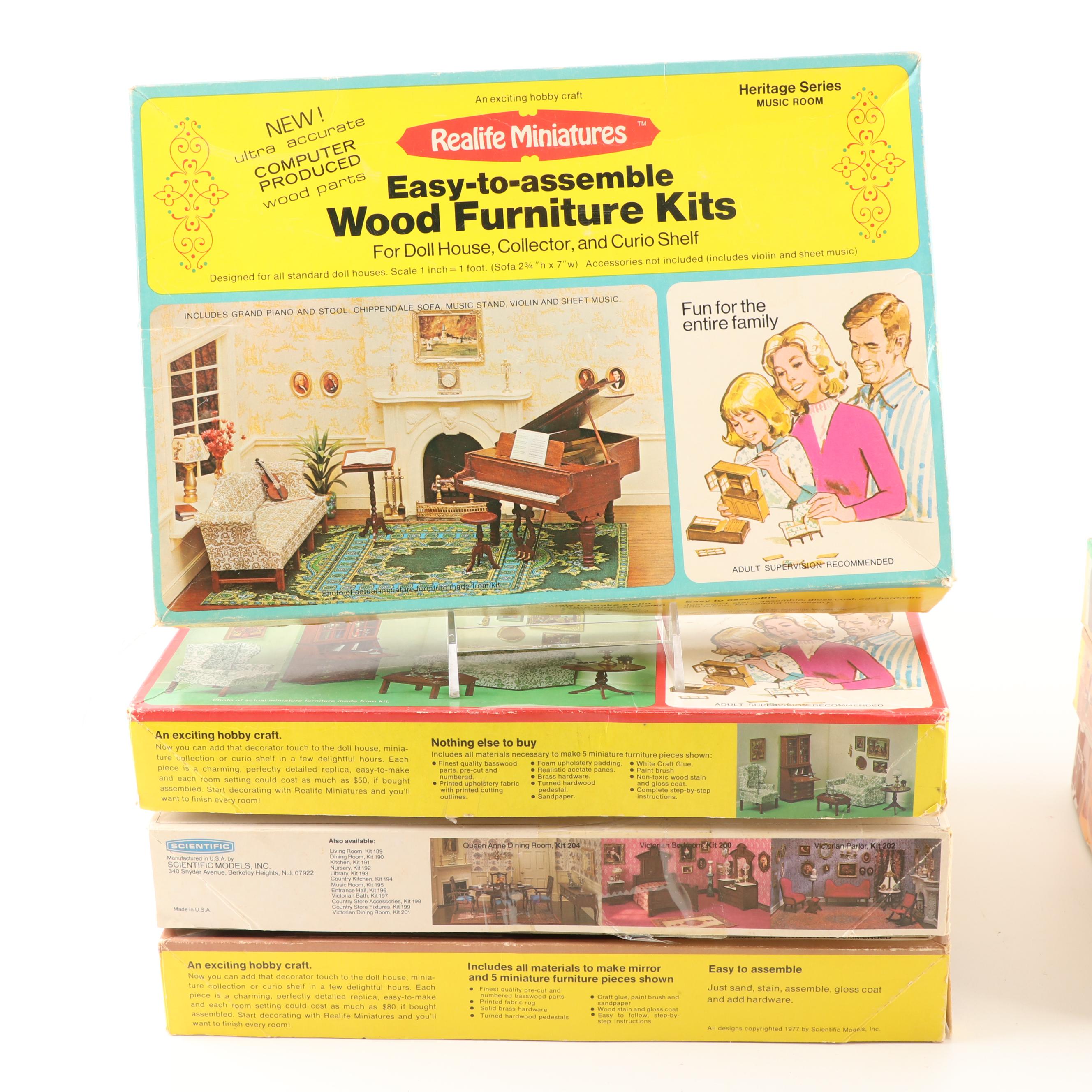 The House of Miniatures, Realife Miniatures and Other Furniture Kits, Vintage
