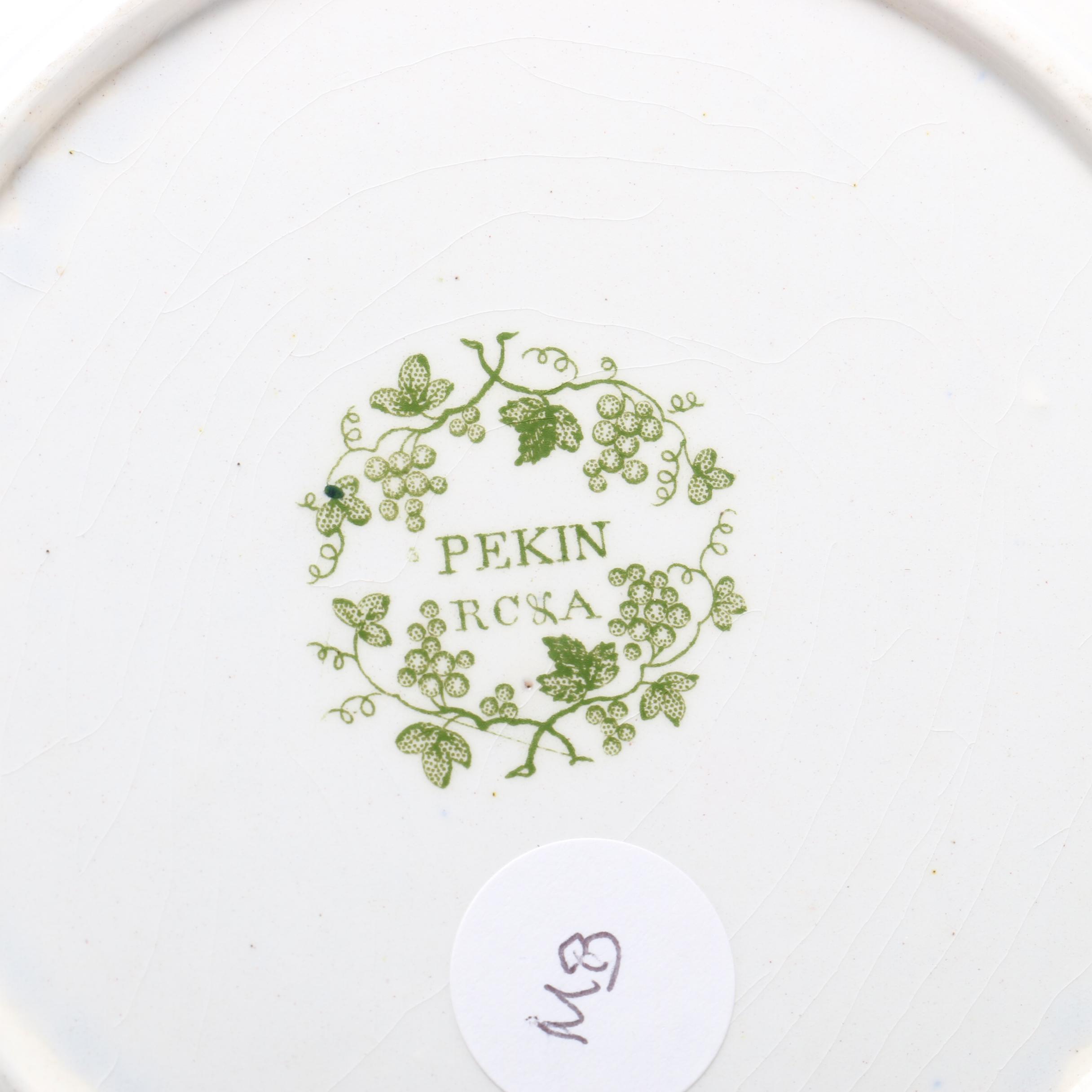 Antique Transferware Featuring Pountney and Allies Dinner Plate, circa 1800s