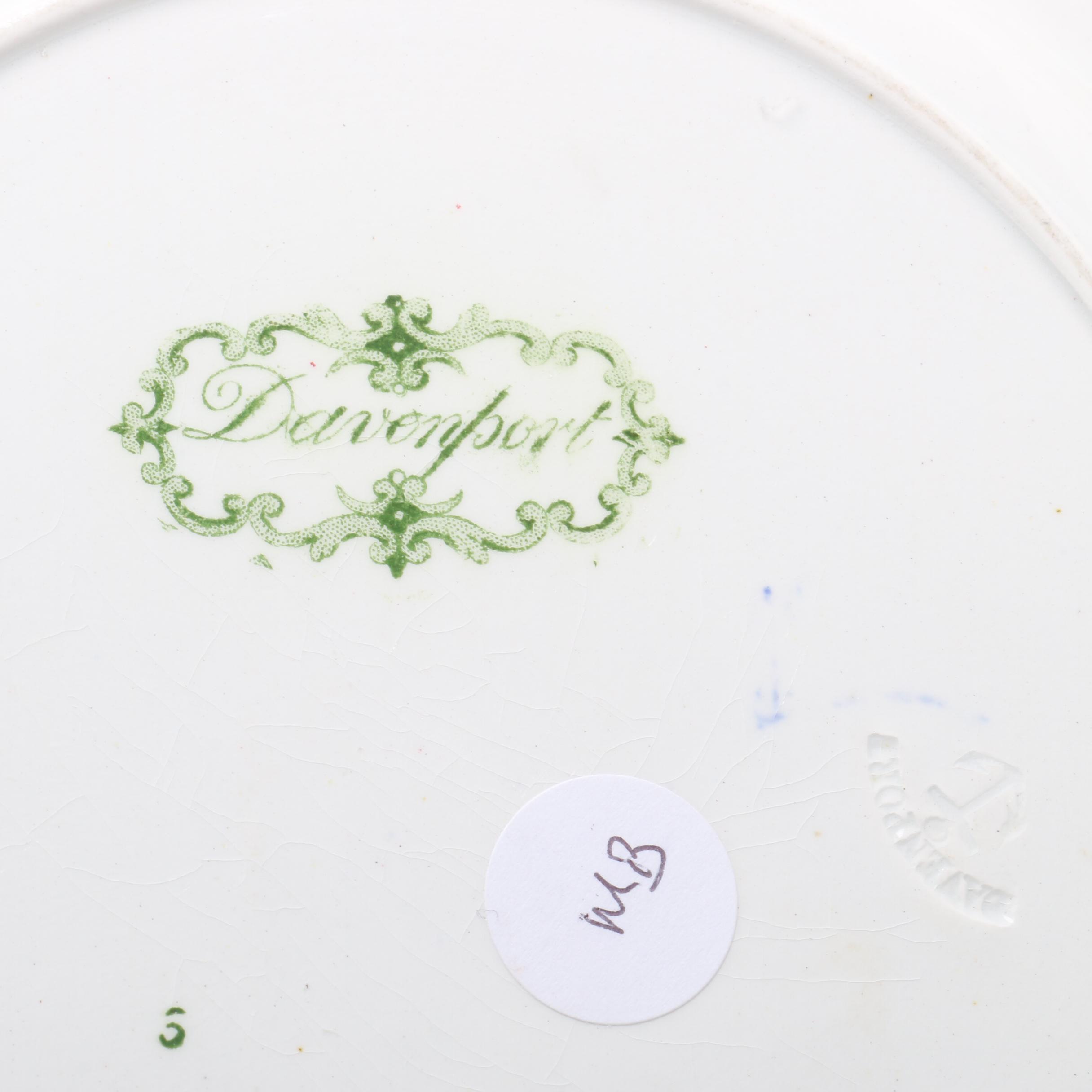 Antique Transferware Featuring Pountney and Allies Dinner Plate, circa 1800s