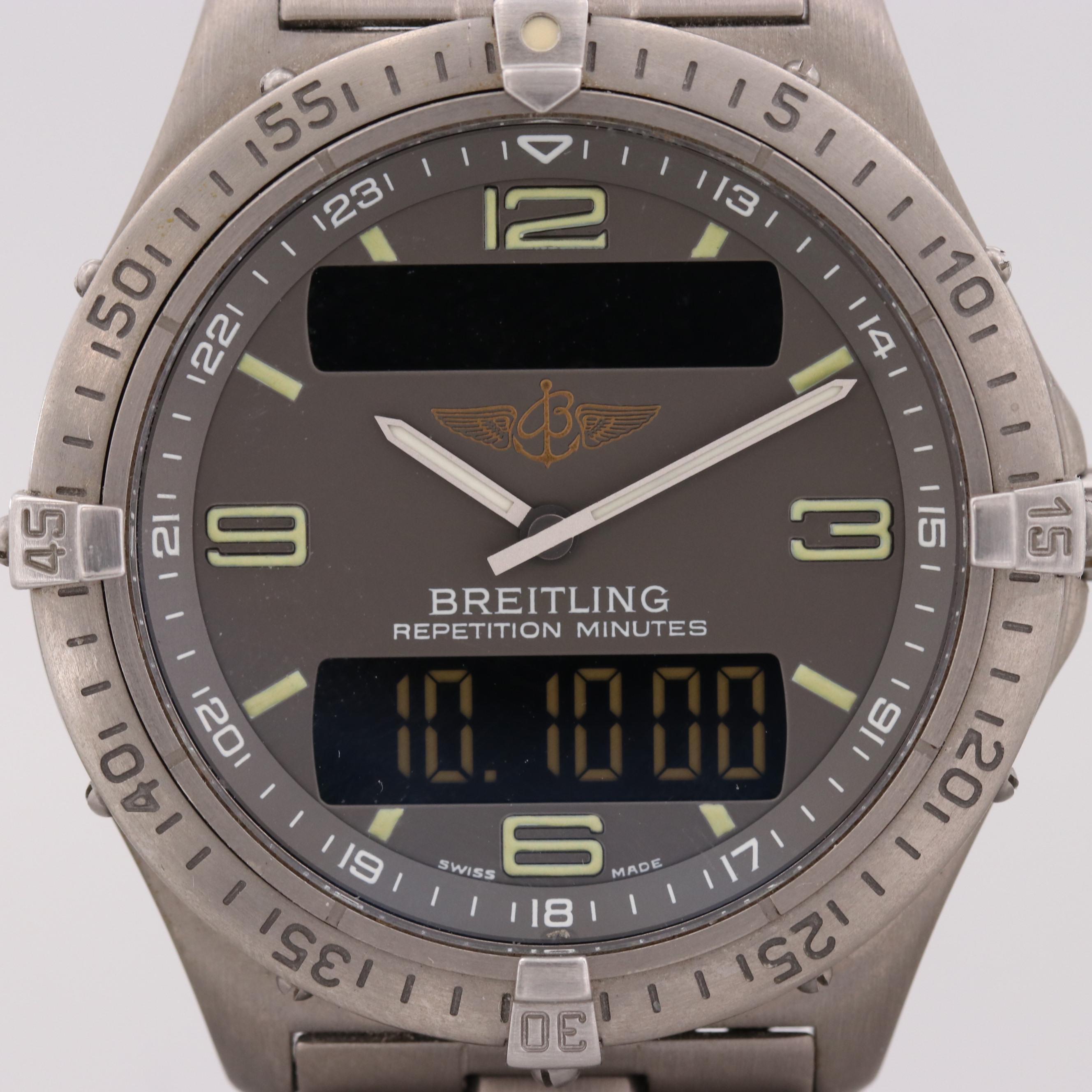 Breitling Aerospace Titanium Analog/Digital Quartz Watch