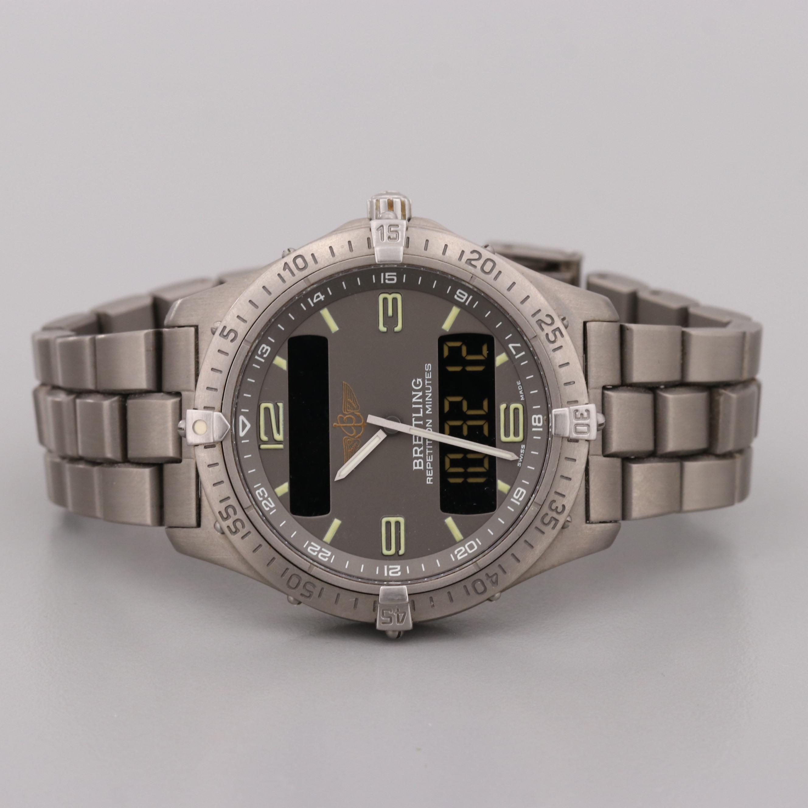 Breitling Aerospace Titanium Analog/Digital Quartz Watch