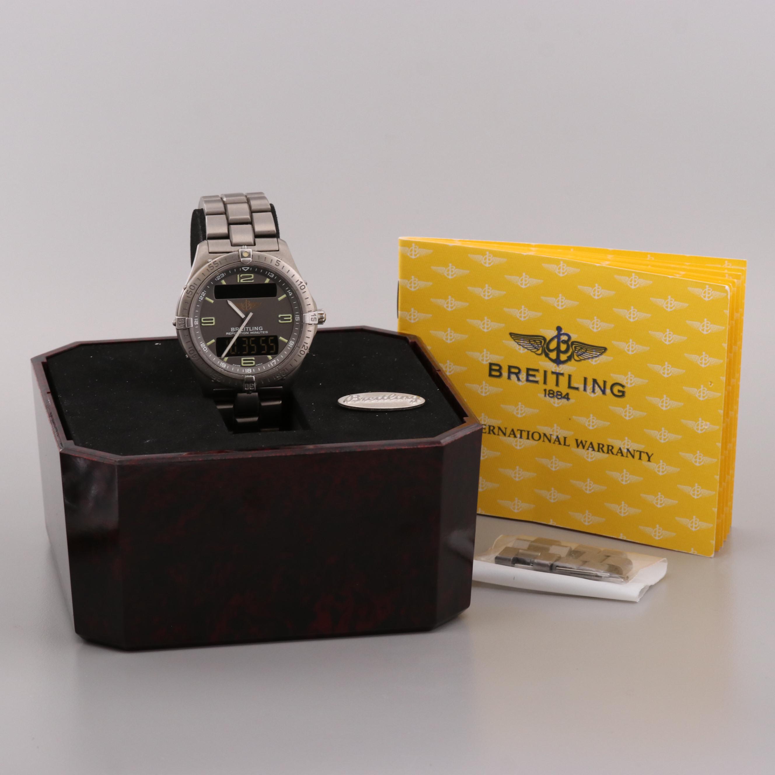 Breitling Aerospace Titanium Analog/Digital Quartz Watch