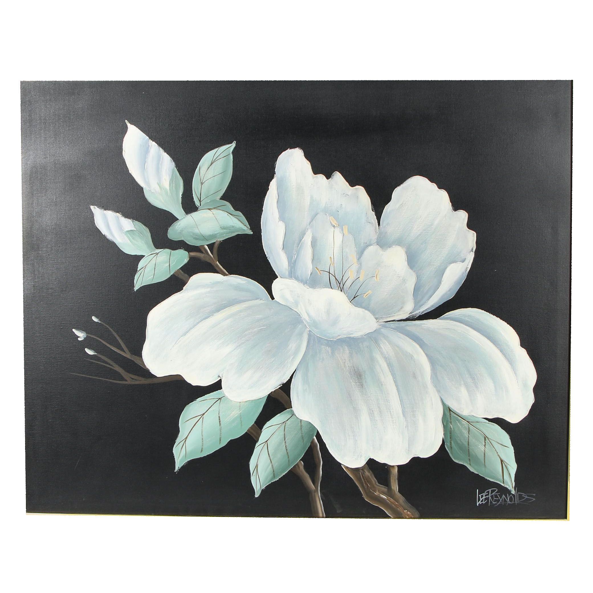 Lee Reynolds Floral Oil Painting