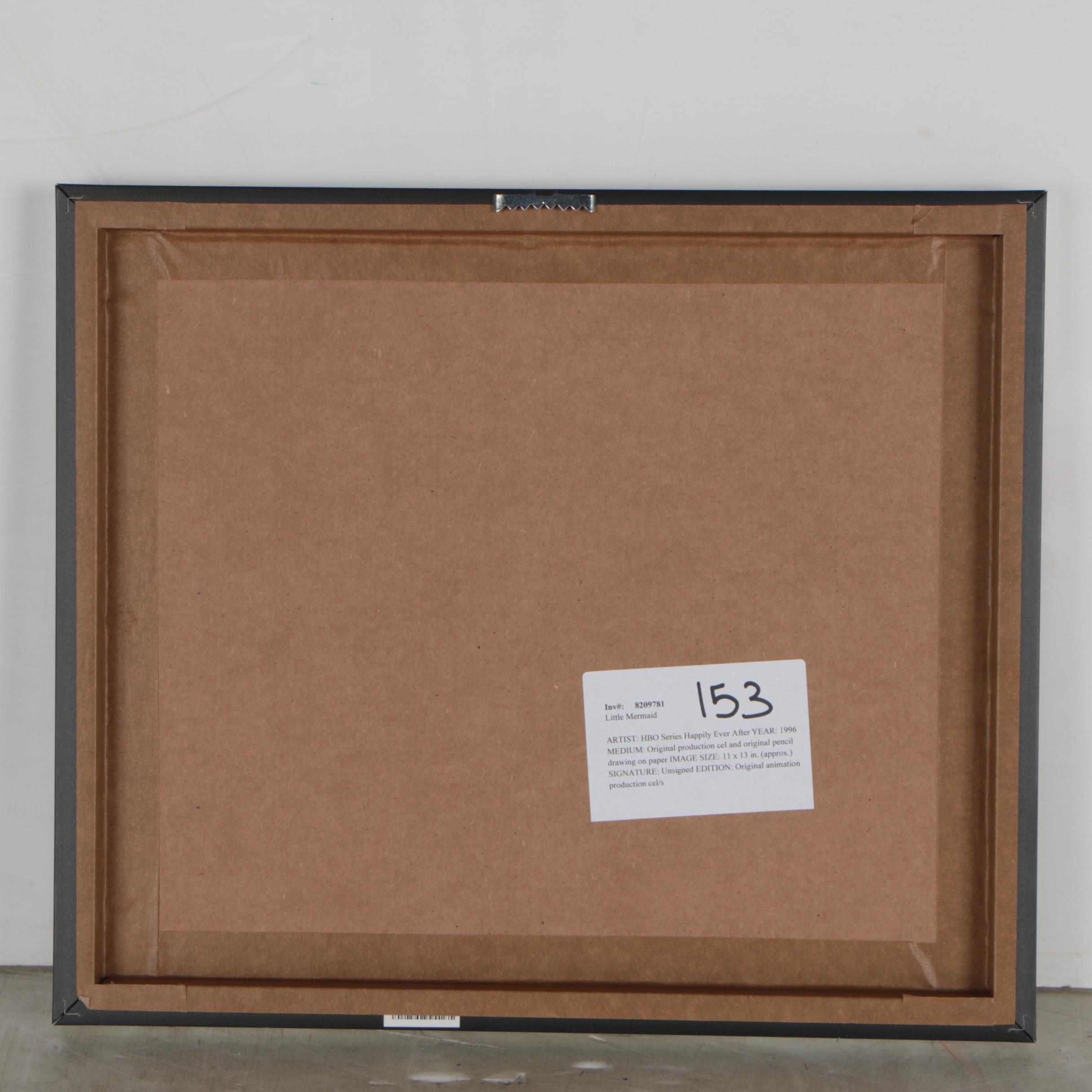 HBO "Happily Ever After" Production Cel from "The Little Mermaid"