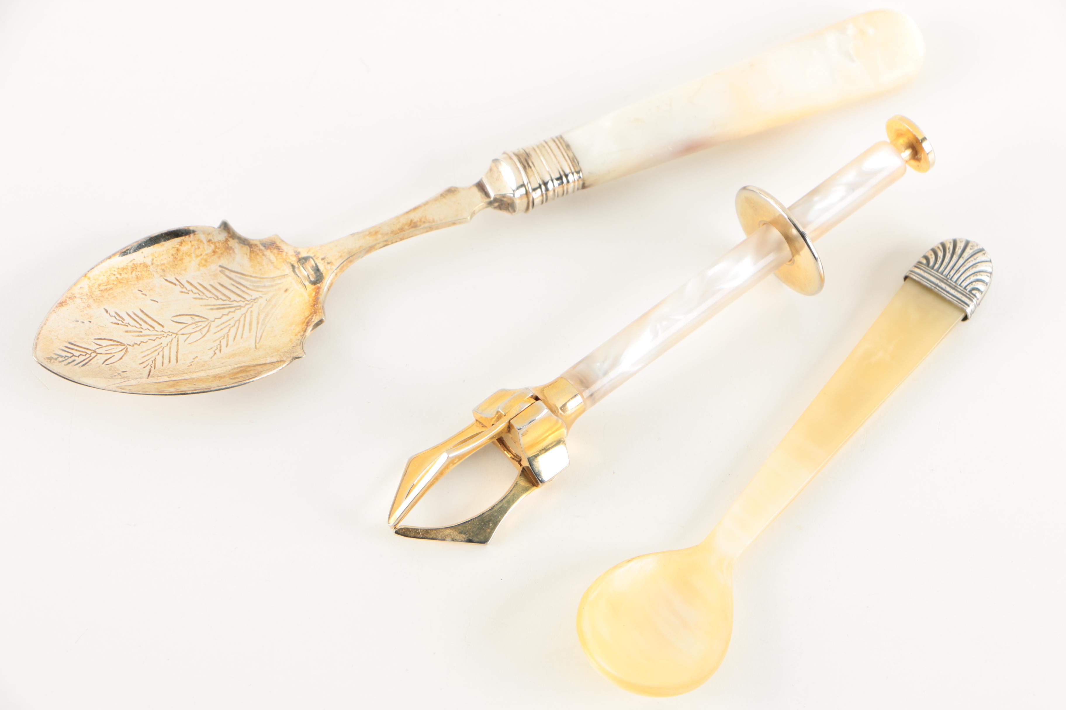 R. Wallace Triple Plate "London Chop House" Salad Serving Set & other Serveware