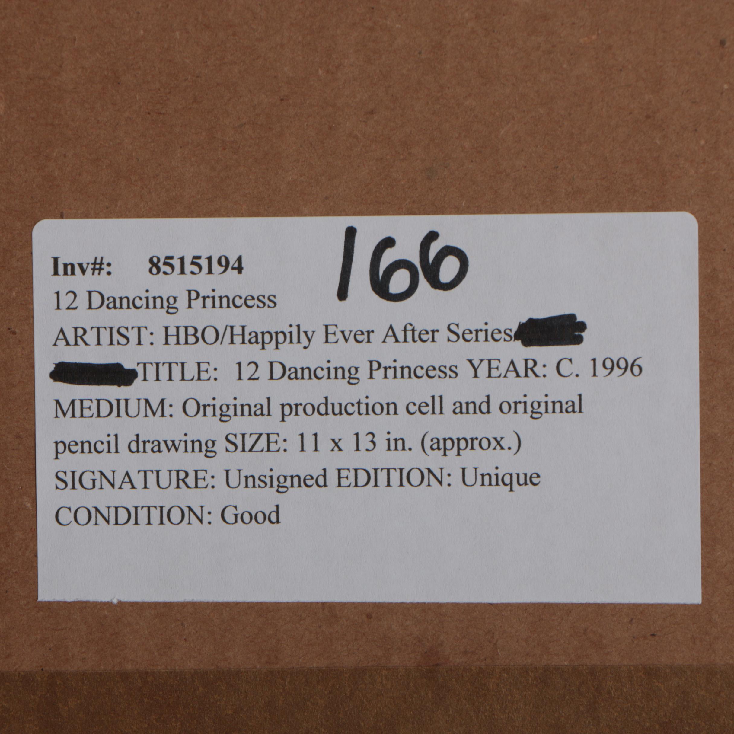 HBO "Happily Ever After" Production Cel and Drawing