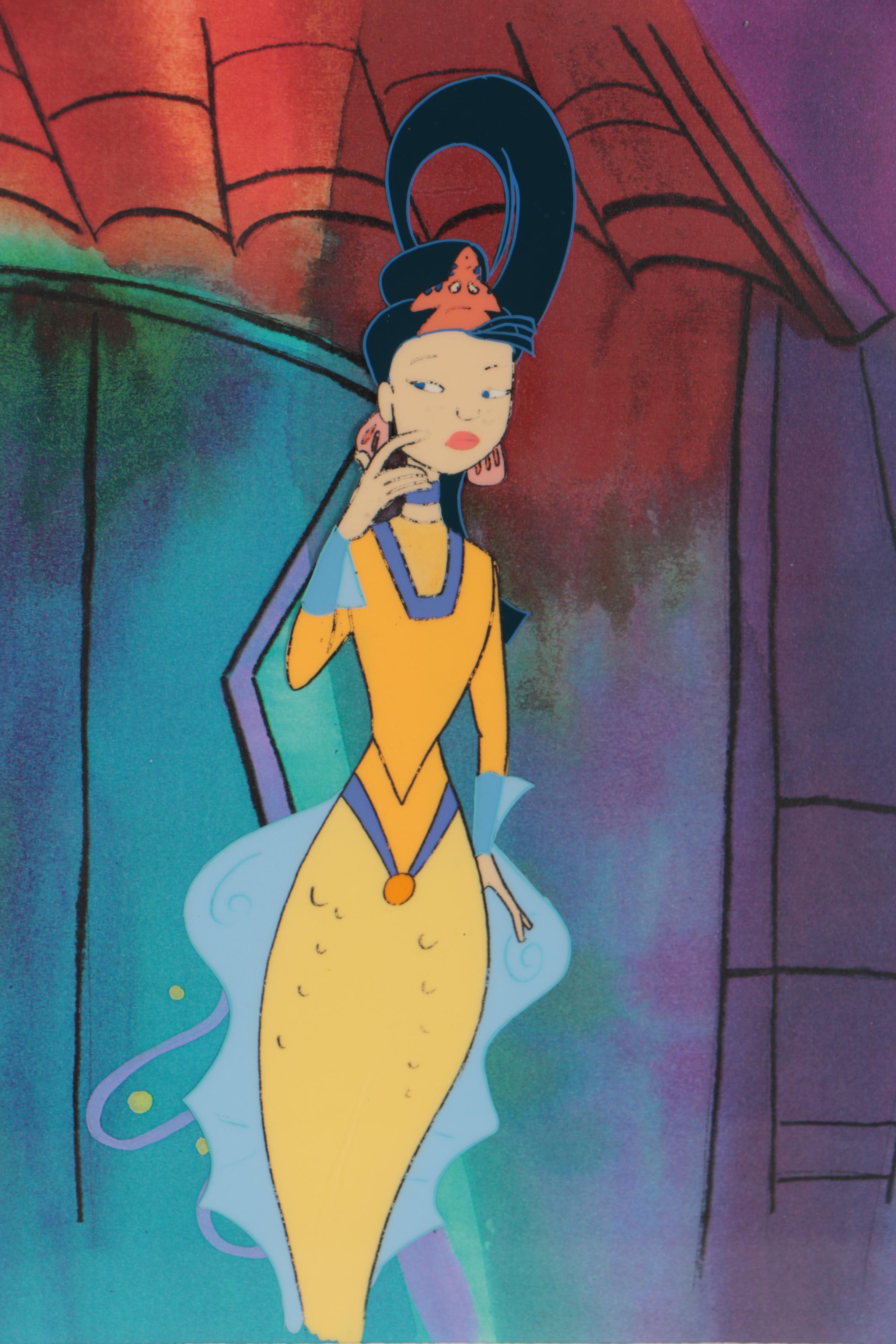 HBO "Happily Ever After" Production Cel from "The Little Mermaid"