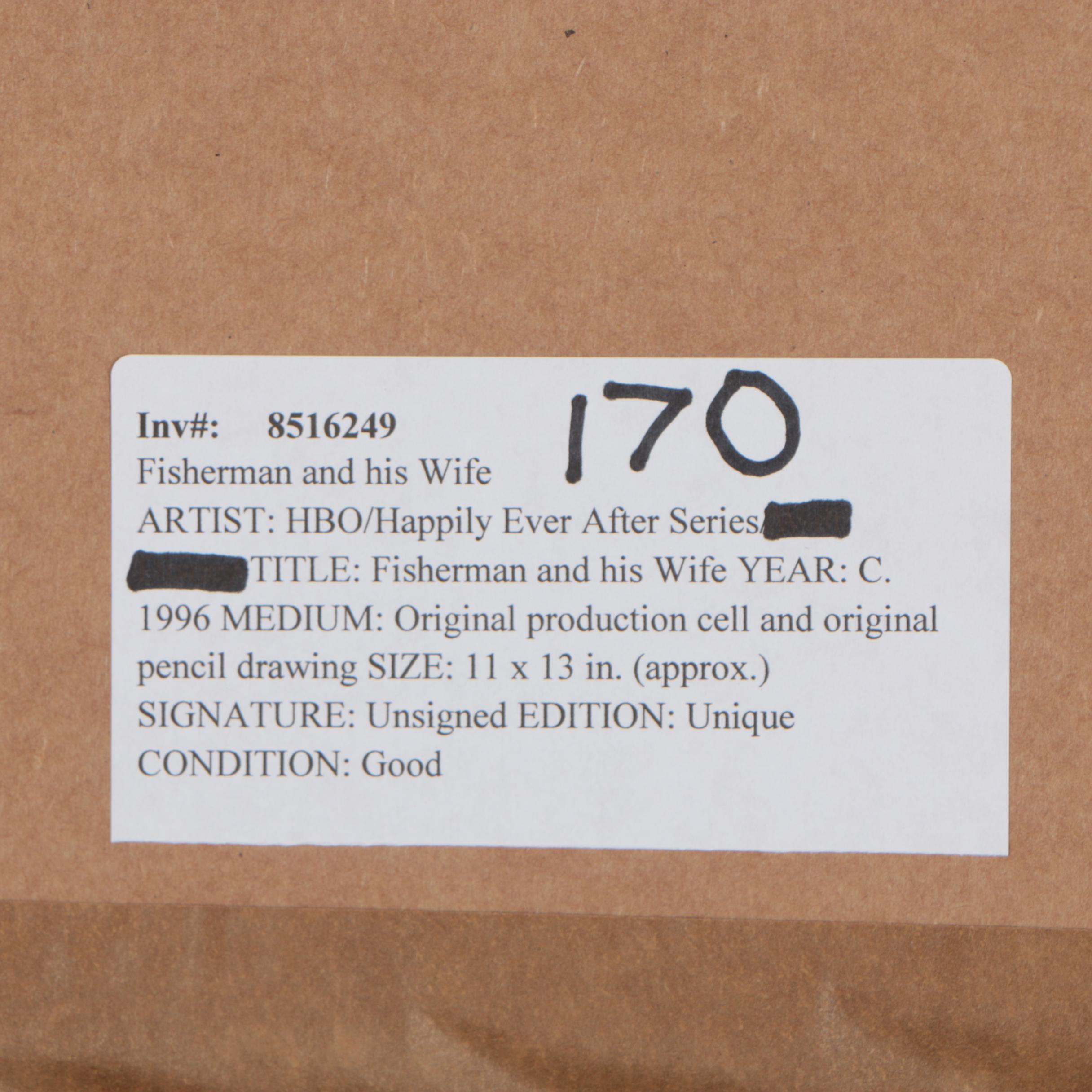 HBO "Happily Ever After" Production Cel and Background