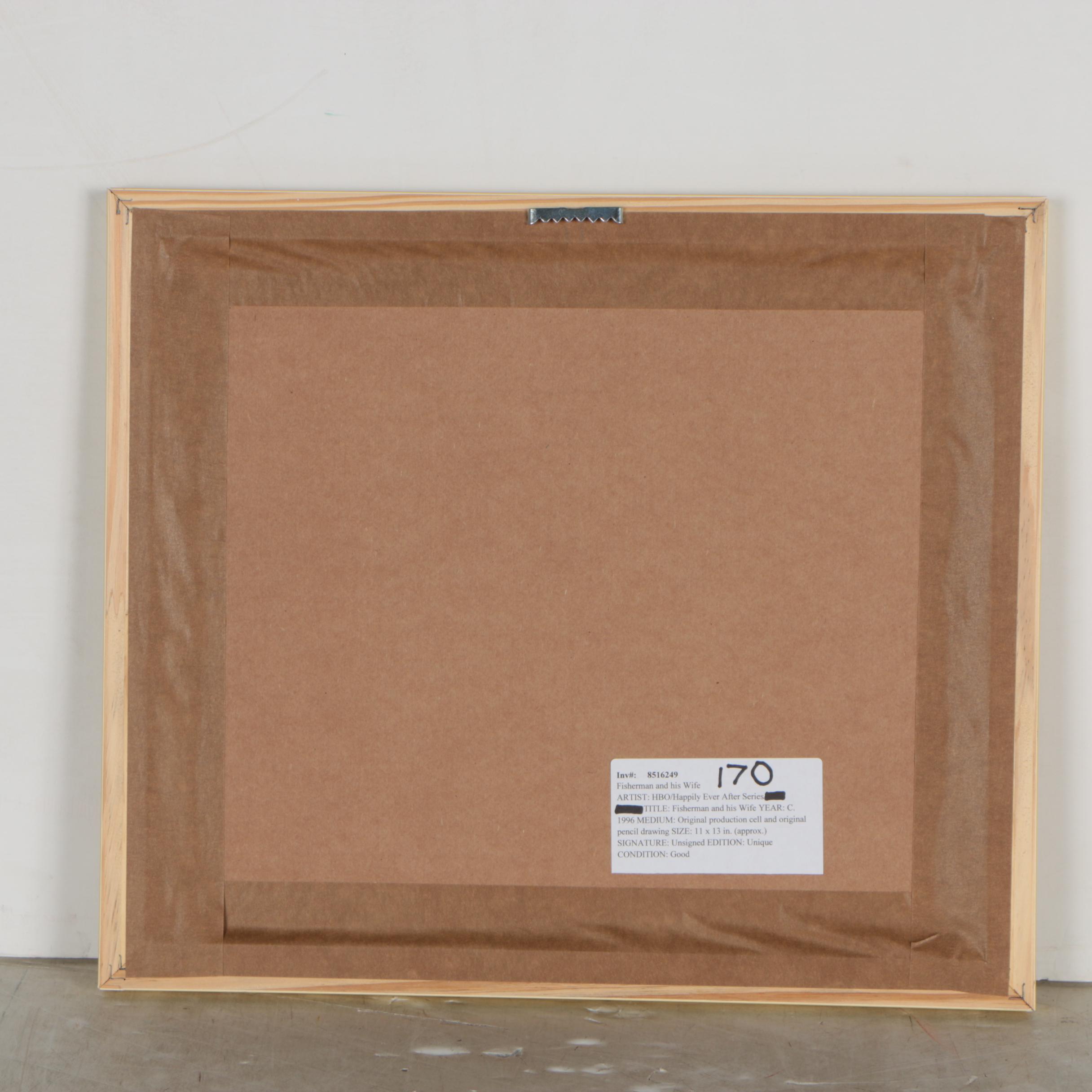 HBO "Happily Ever After" Production Cel and Background