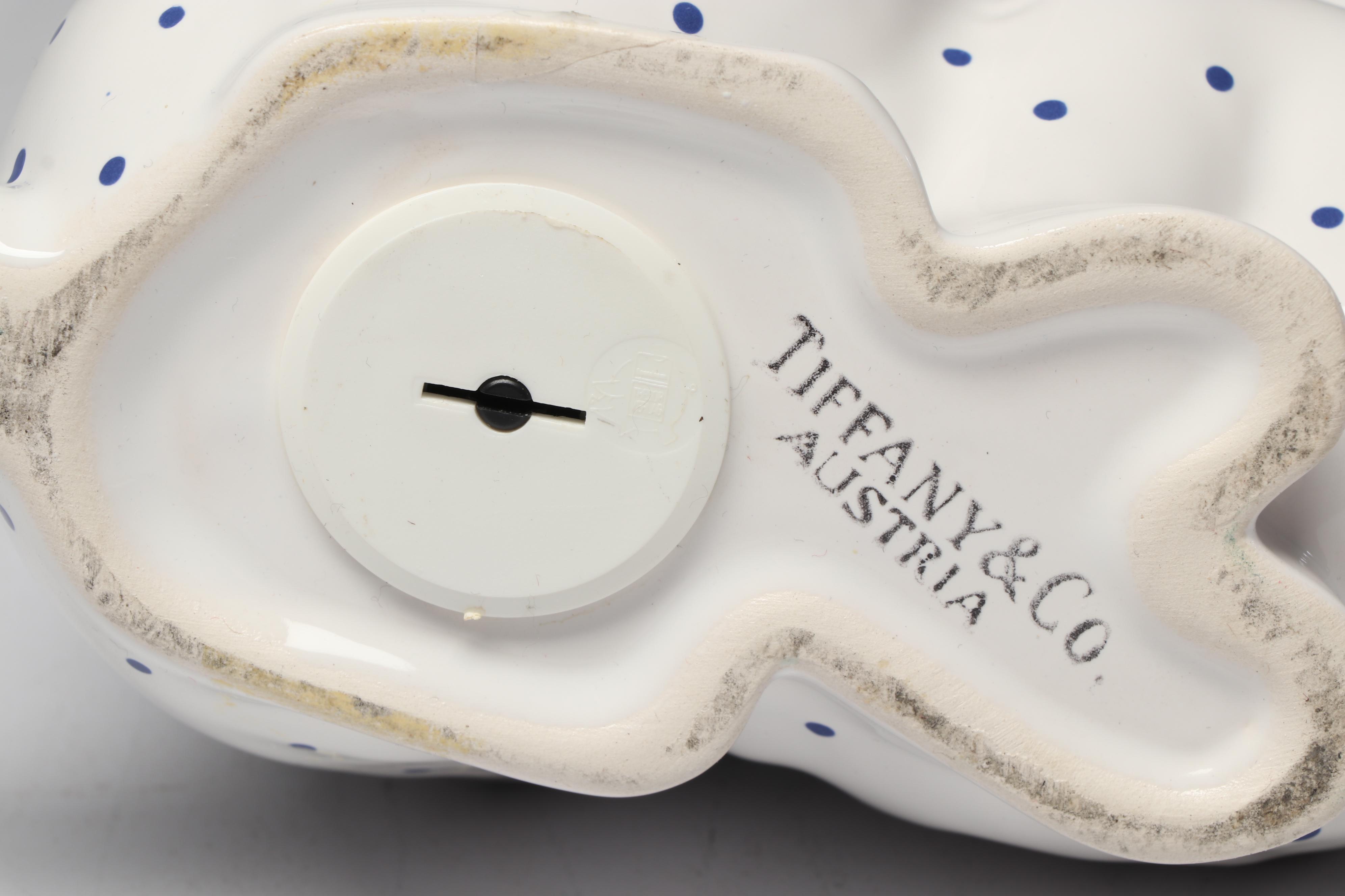 Tiffany & Co. Austria Earthenware "Bunny Bank" Coin Bank