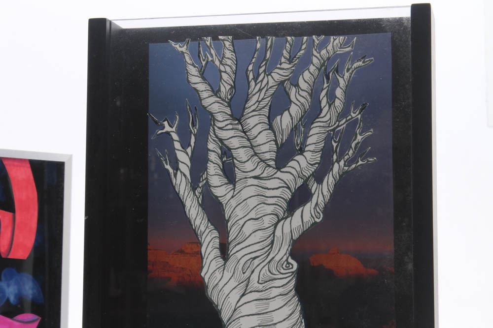 Vernon Rader Mixed Media Drawings