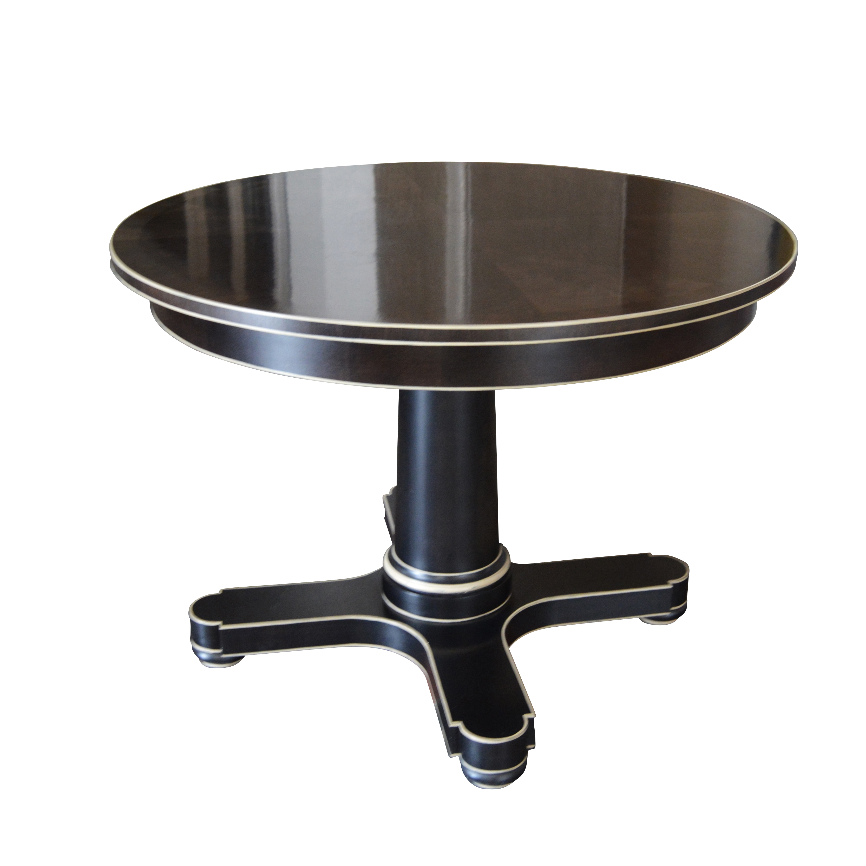 Hickory Chair "Hudson" Pedestal Library Table, Contemporary