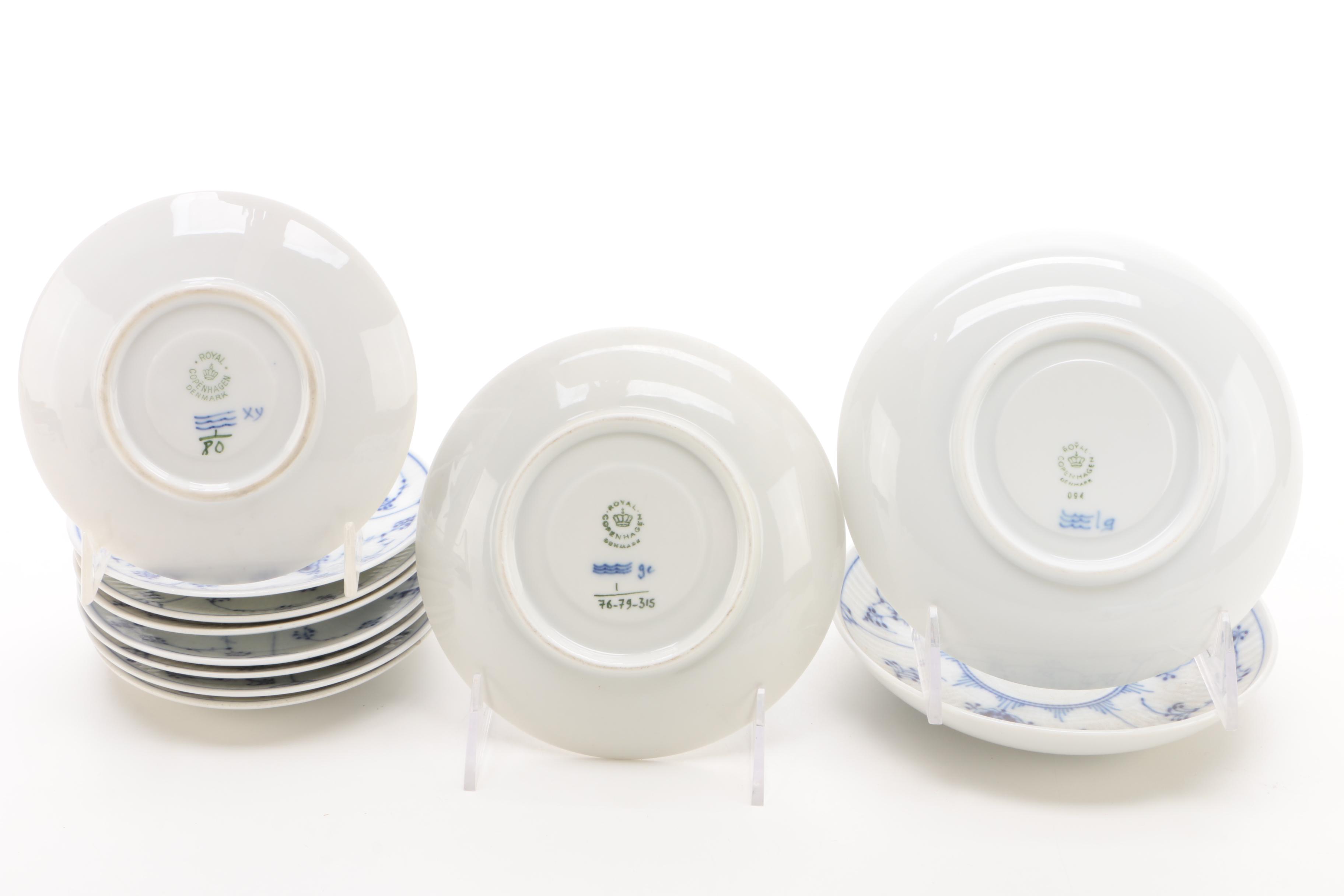 Royal Copenhagen "Blue Fluted" Porcelain Dinnerware and Serving Pieces