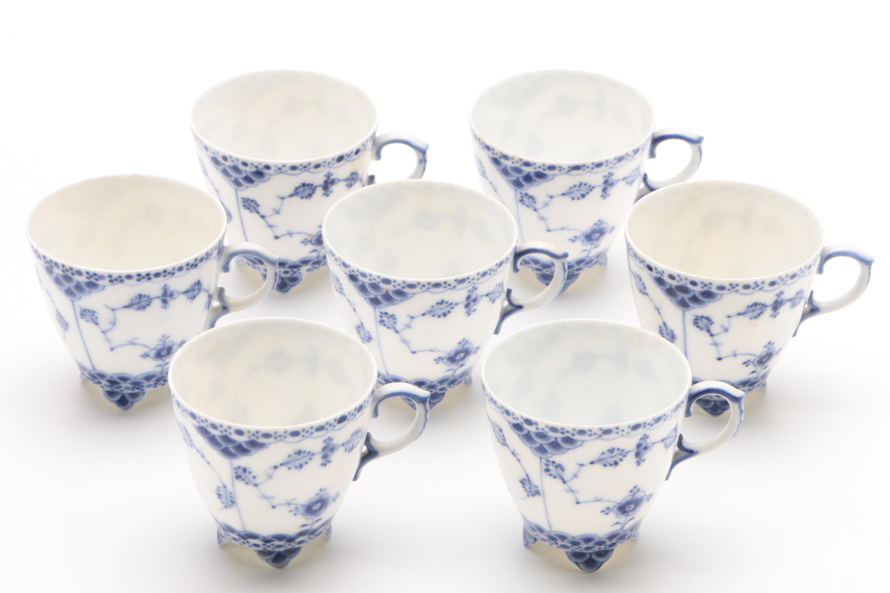 Royal Copenhagen "Blue Fluted" Porcelain Dinnerware and Serving Pieces