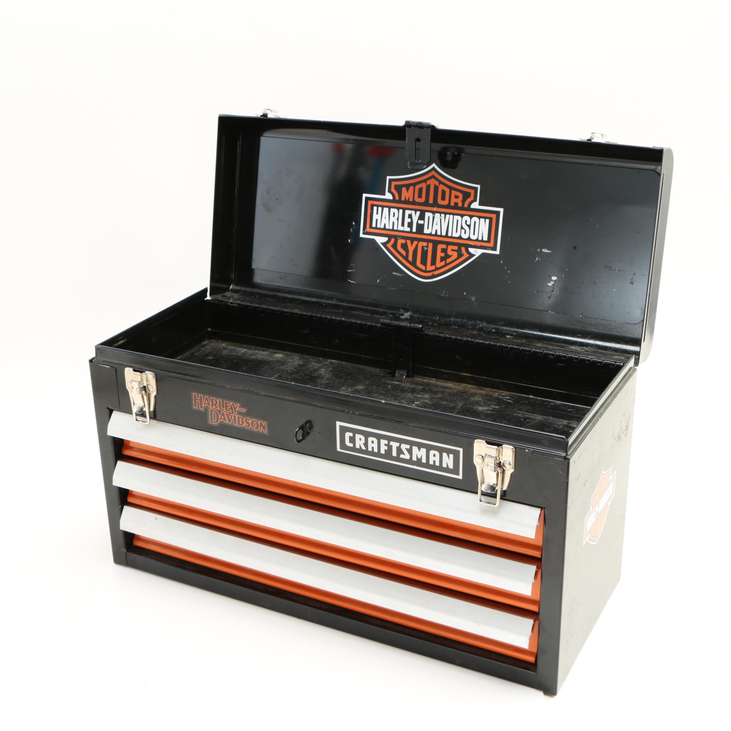 Harley Davidson Craftsman Metal Tool Chest