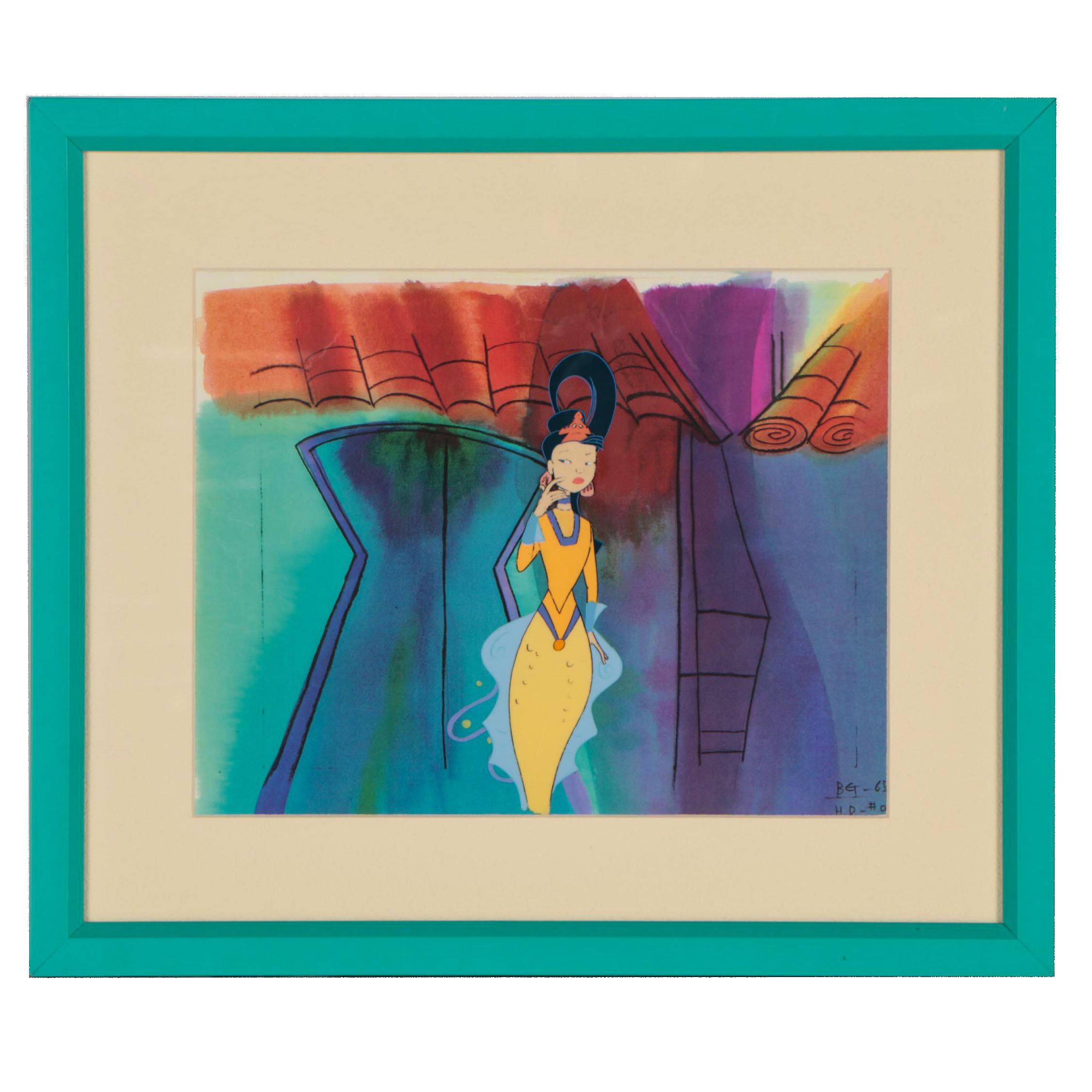 HBO "Happily Ever After" Production Cel from "The Little Mermaid"