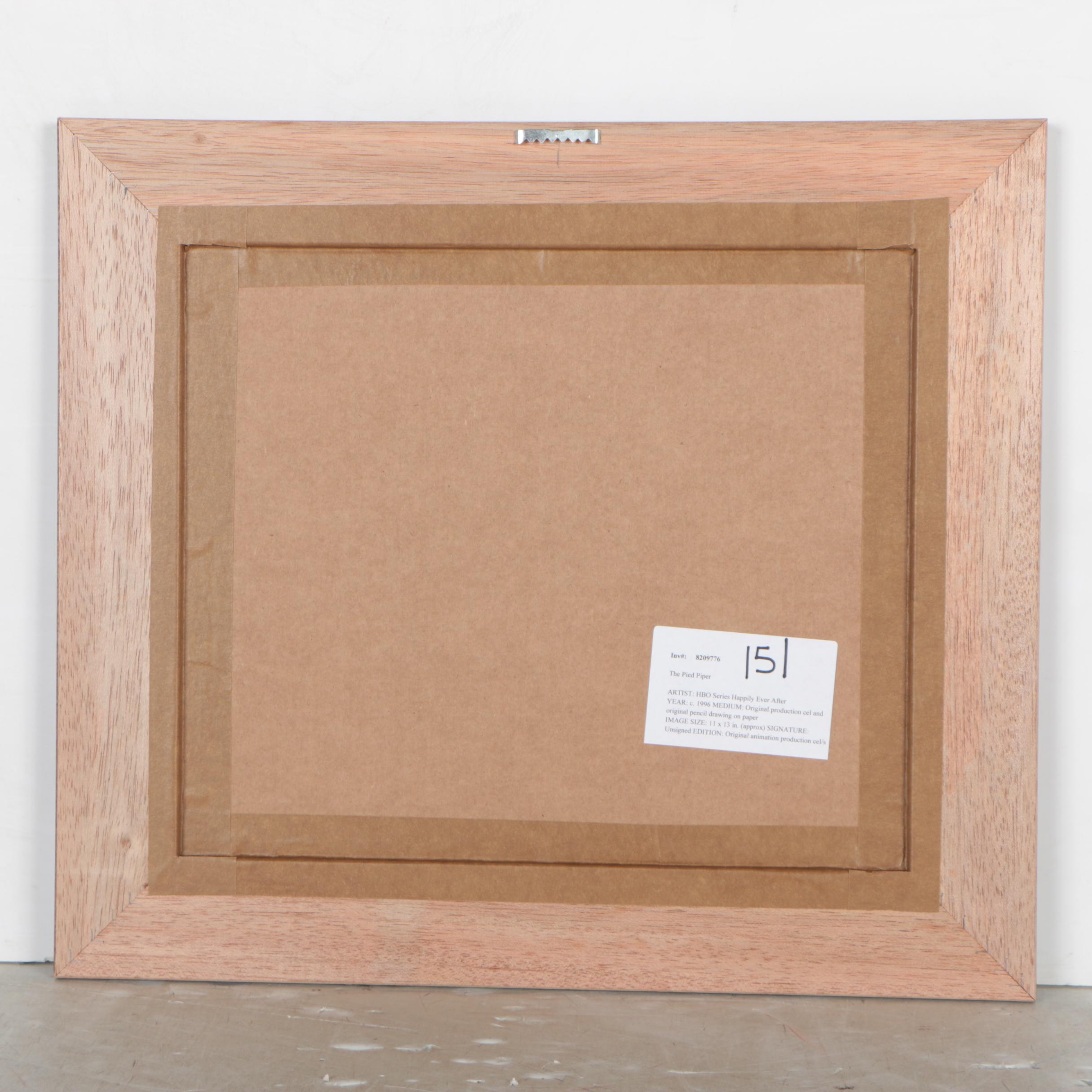 HBO "Happily Ever After" Production Cels and Drawing from "The Pied Piper"