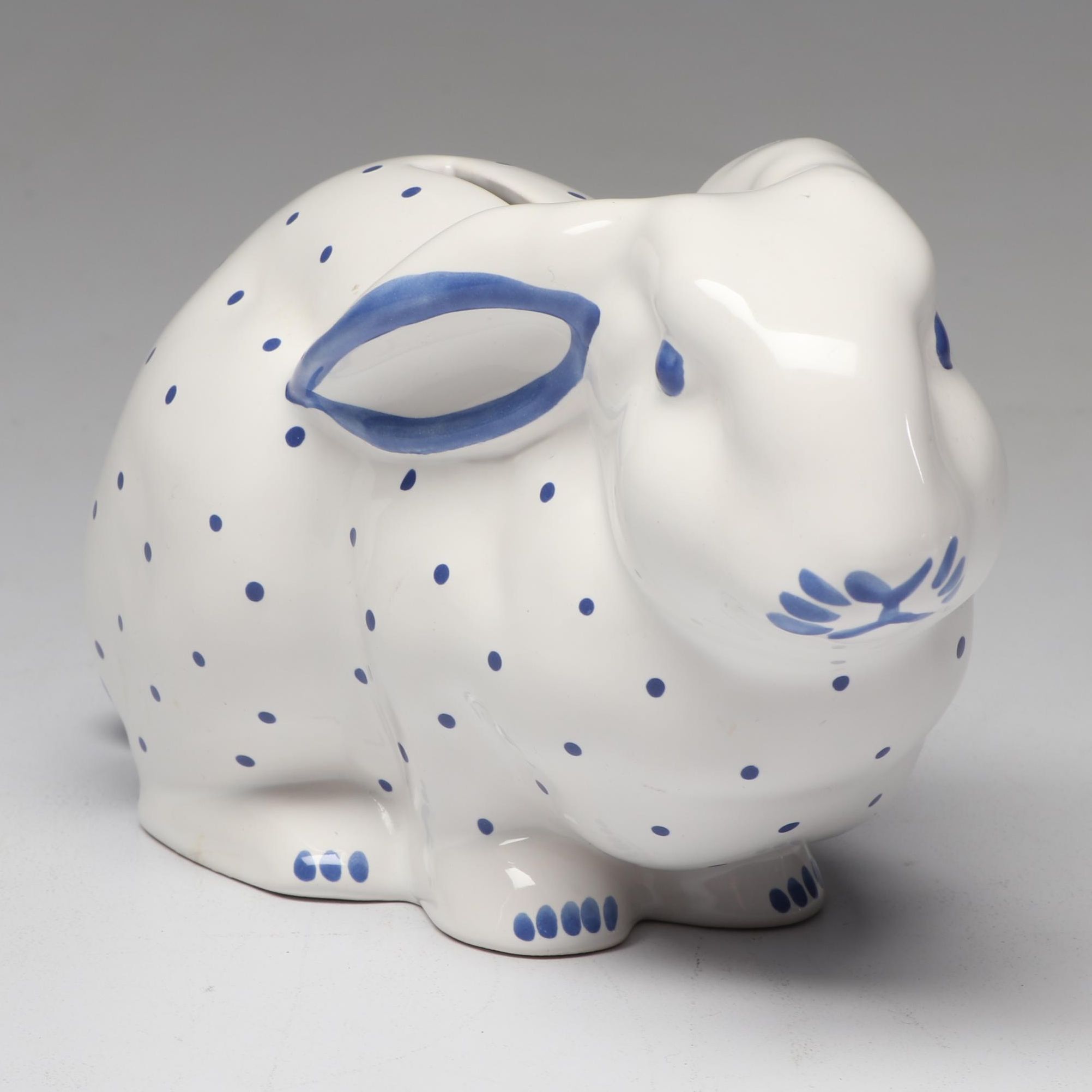 Tiffany & Co. Austria Earthenware "Bunny Bank" Coin Bank