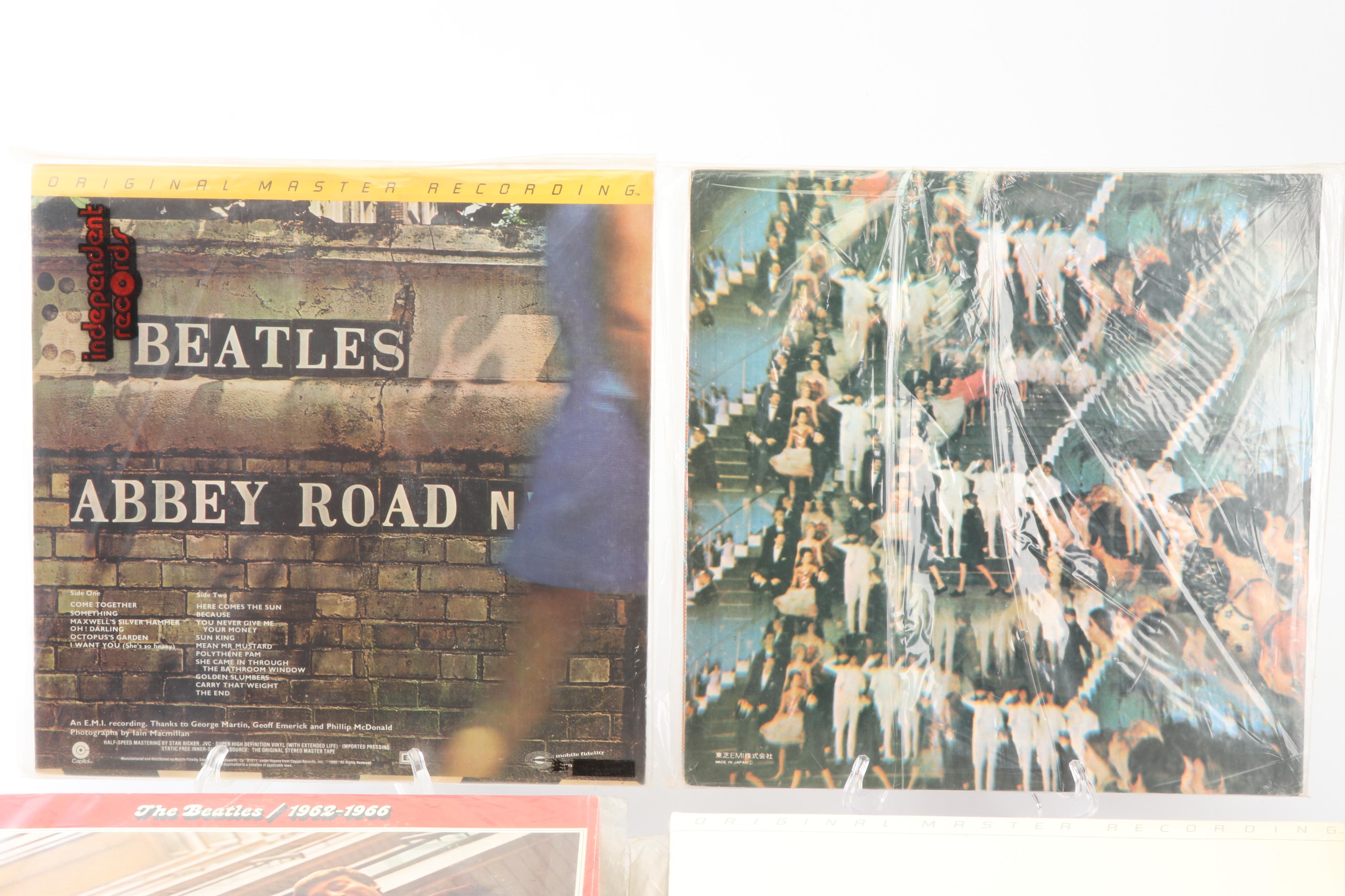 The Beatles Records Including 45s, Original Master Recording and Colored Vinyl