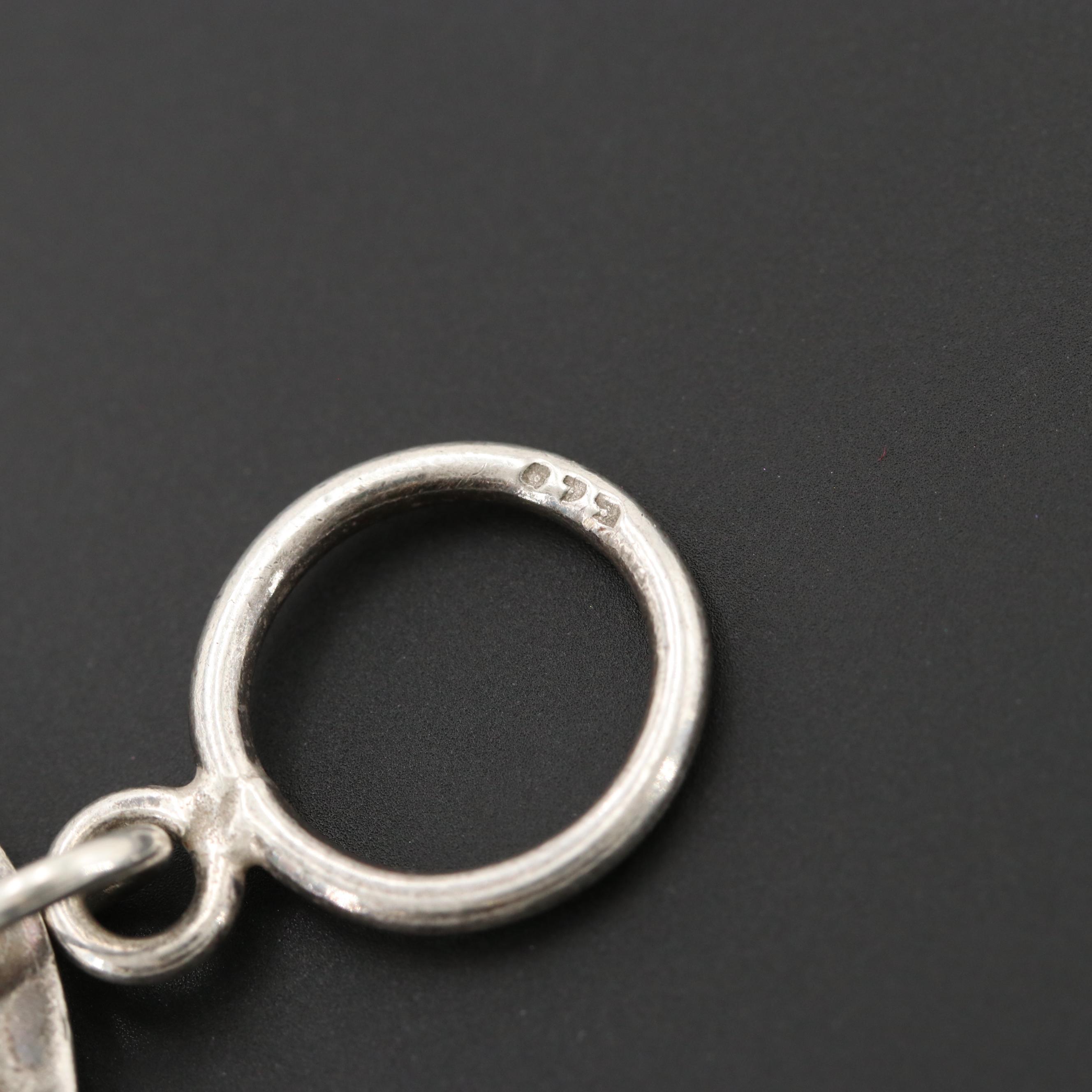 Hammered Sterling Silver Linked Bracelet