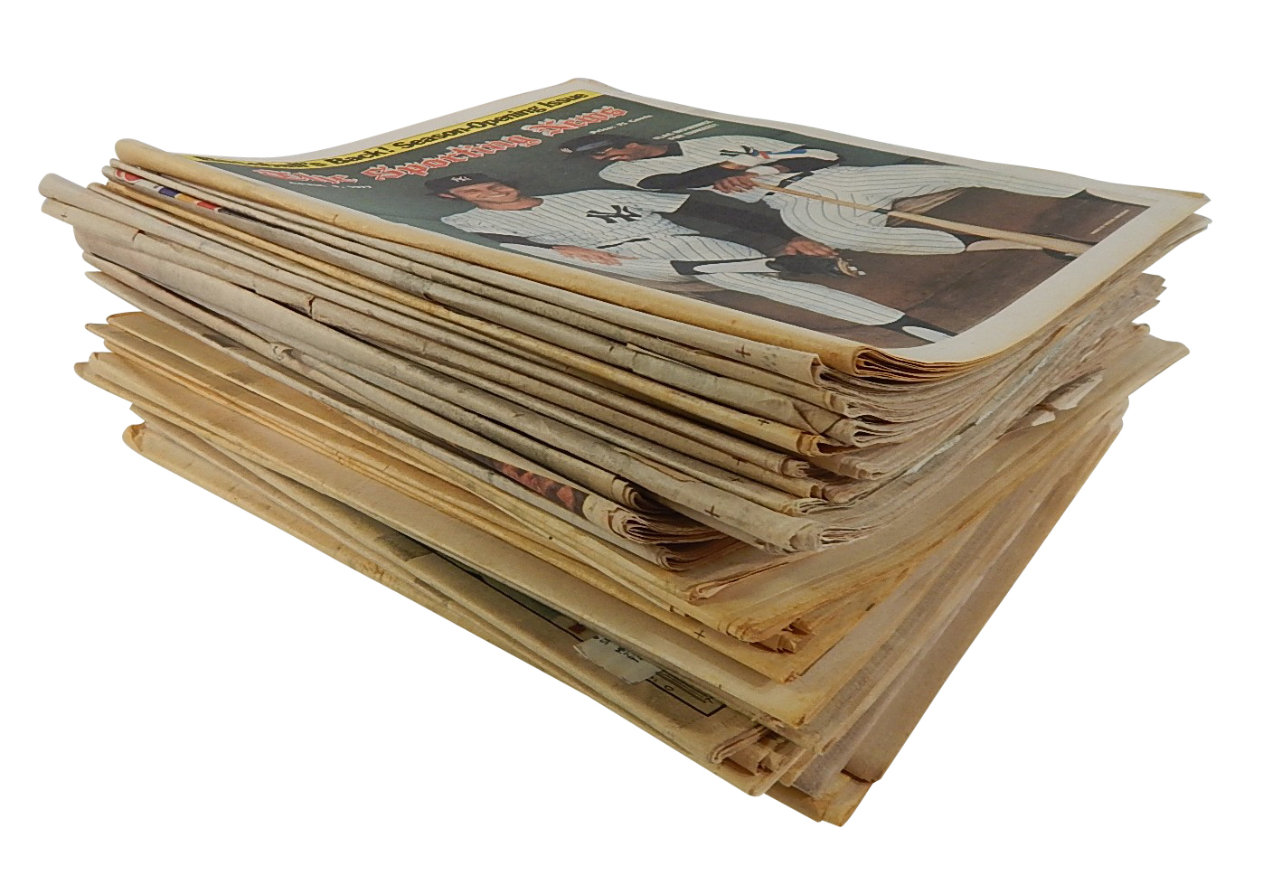 1970s to mid-1980s "Sporting News" Magazines with Jordan, Bo Jackson, Rose