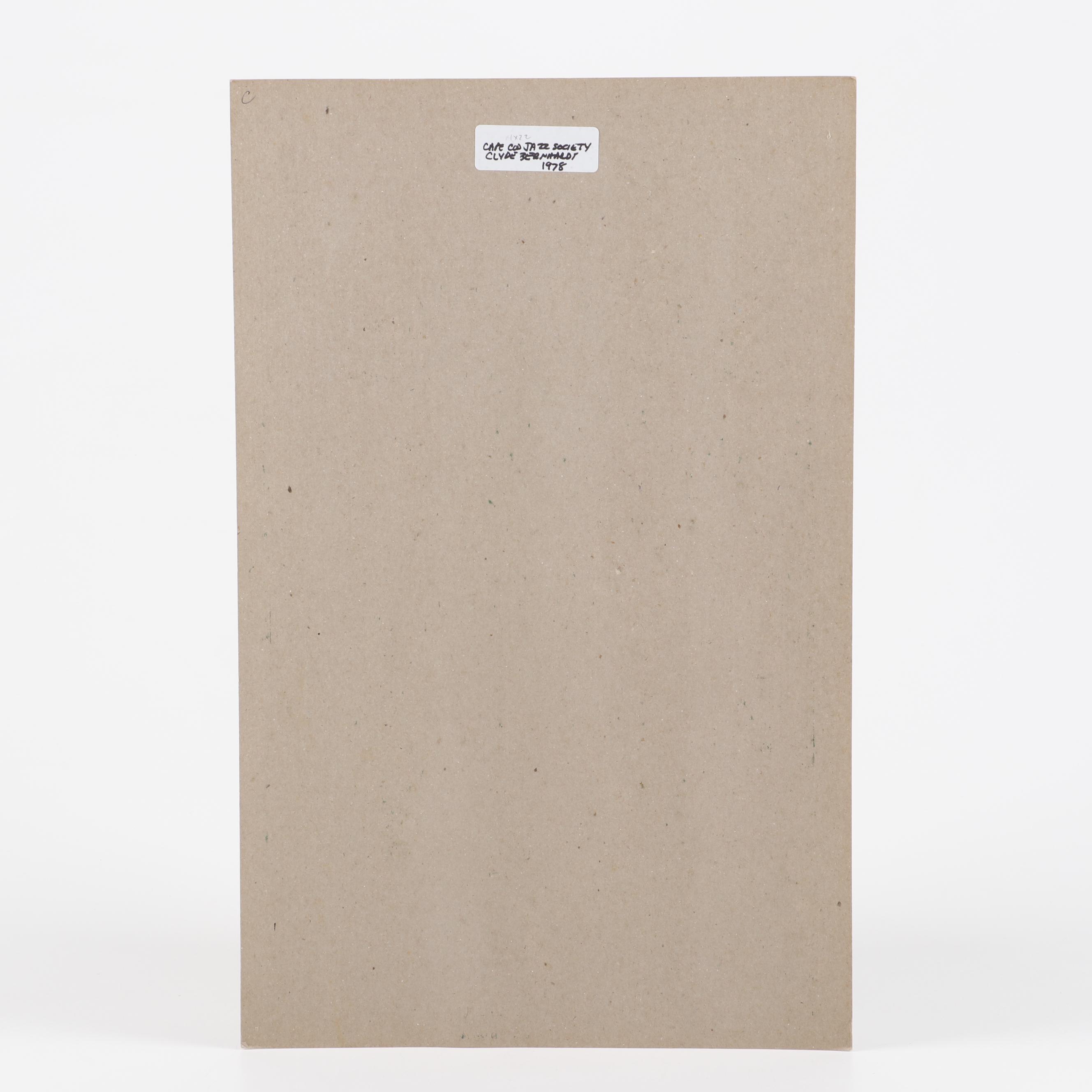 Benny Goodman, Clyde Bernhardt Cape Cod Jazz Concert Posters