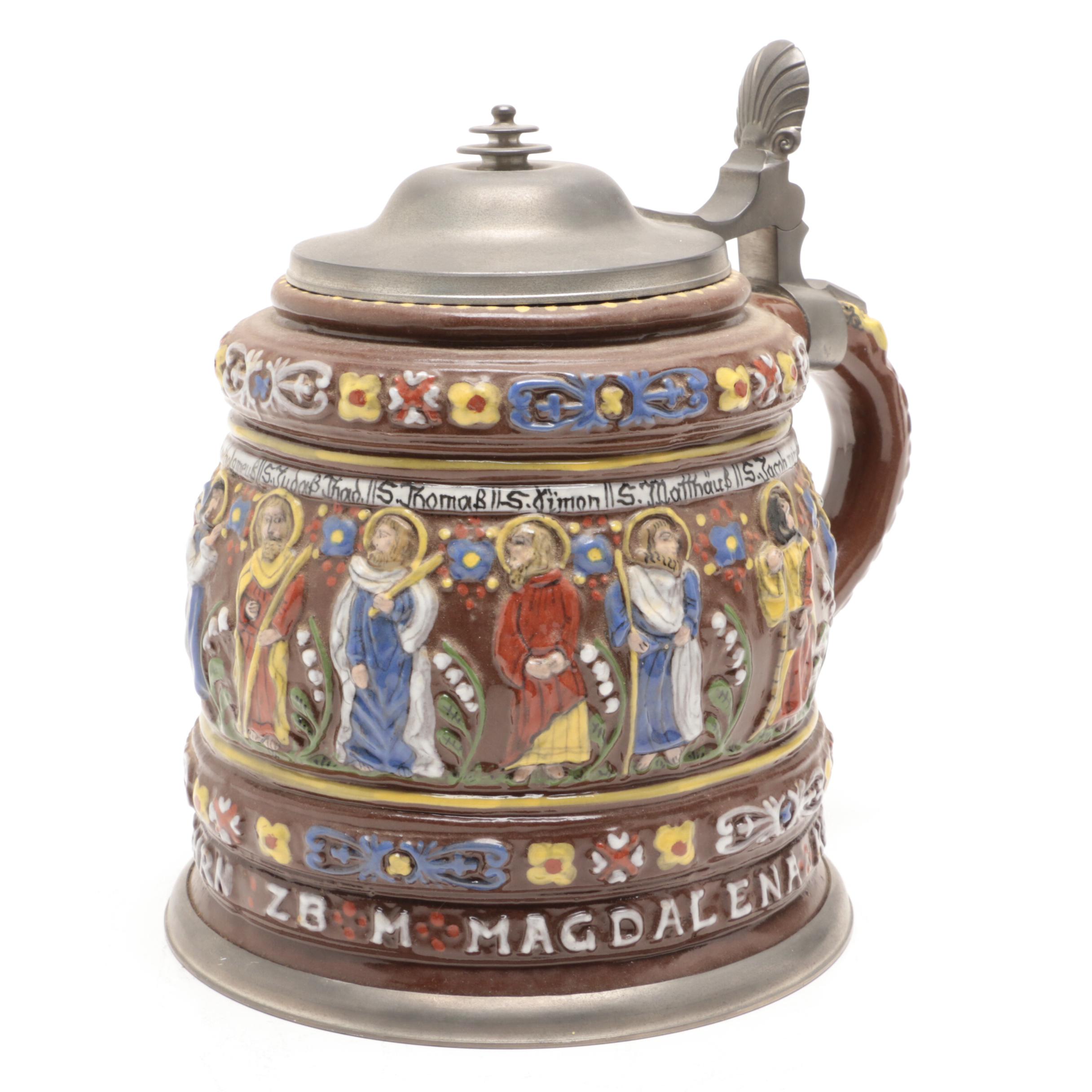 Vintage Veit Seyffarth "Apostle" Stein