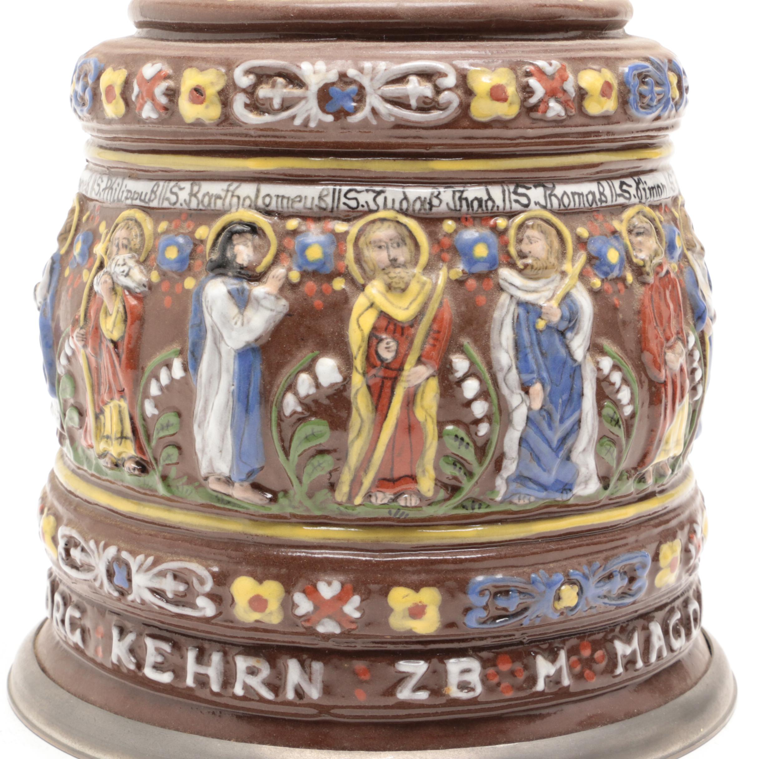 Vintage Veit Seyffarth "Apostle" Stein