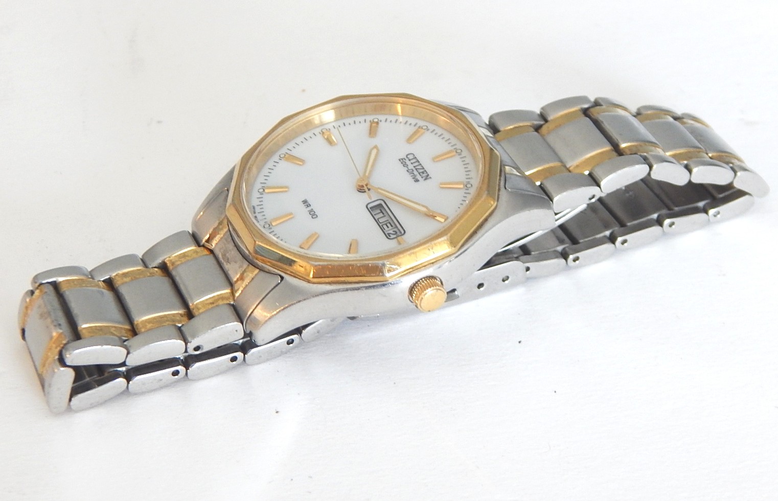 Two-Tone Citizen Eco-Drive Stainless Steel Watch