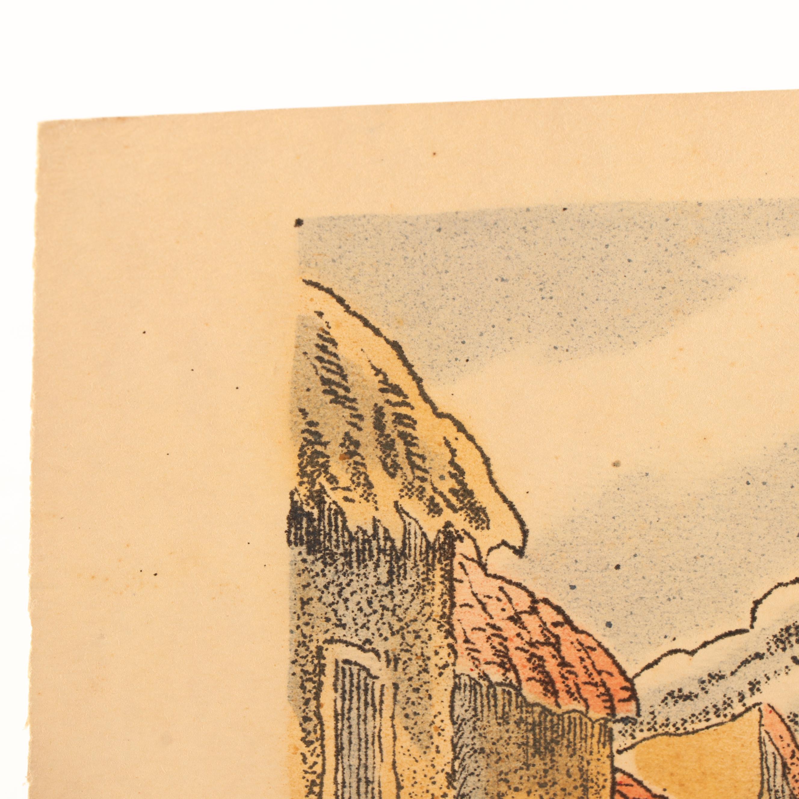 Hand-Colored Lithographs after Walter Sanden