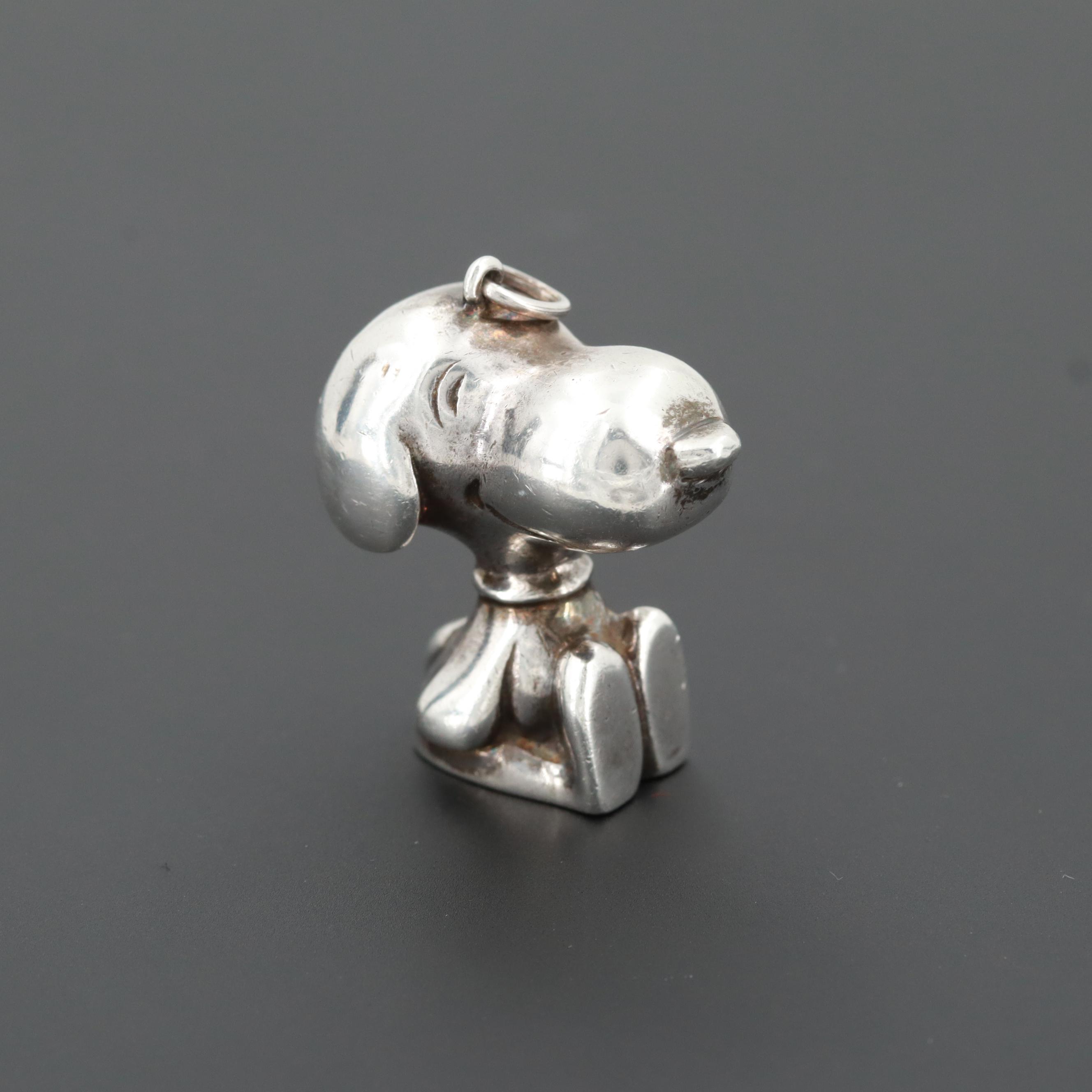 Cartier Sterling Silver Snoopy Pendant