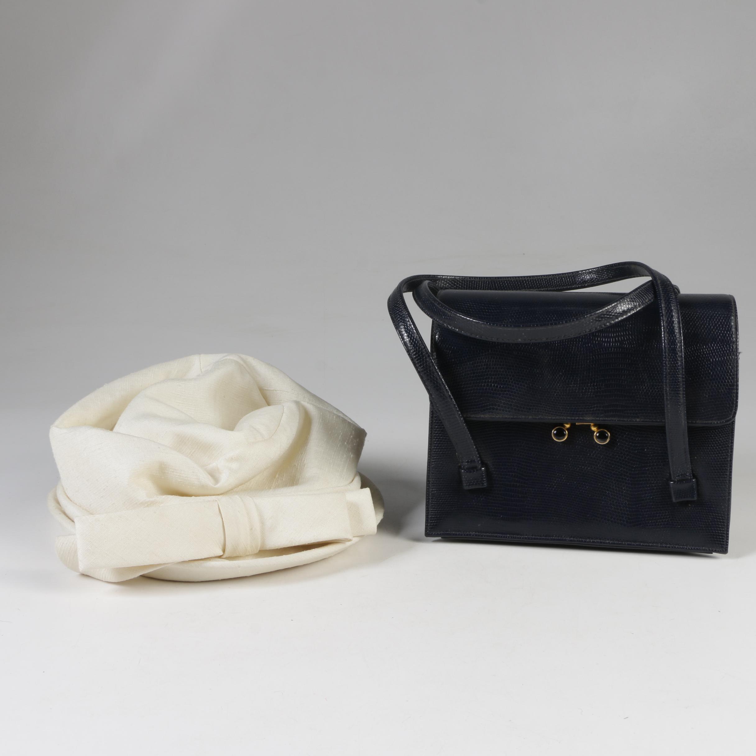 It's Rich Wool Pant Set, Miss Alice Hat and Susan Gail Leather Handbag, 1960s