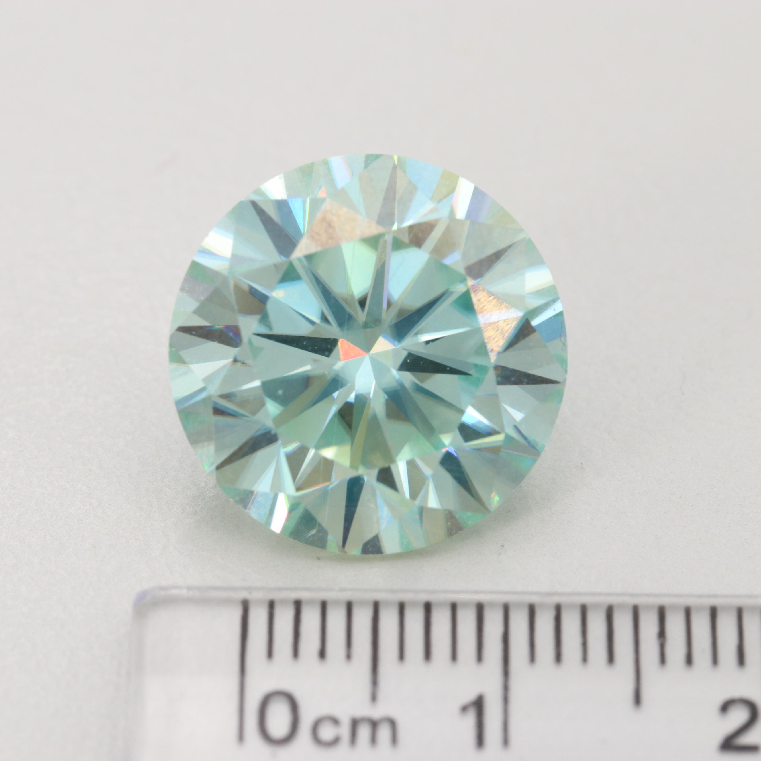 Loose 13.24 CT Synthetic Moissanite