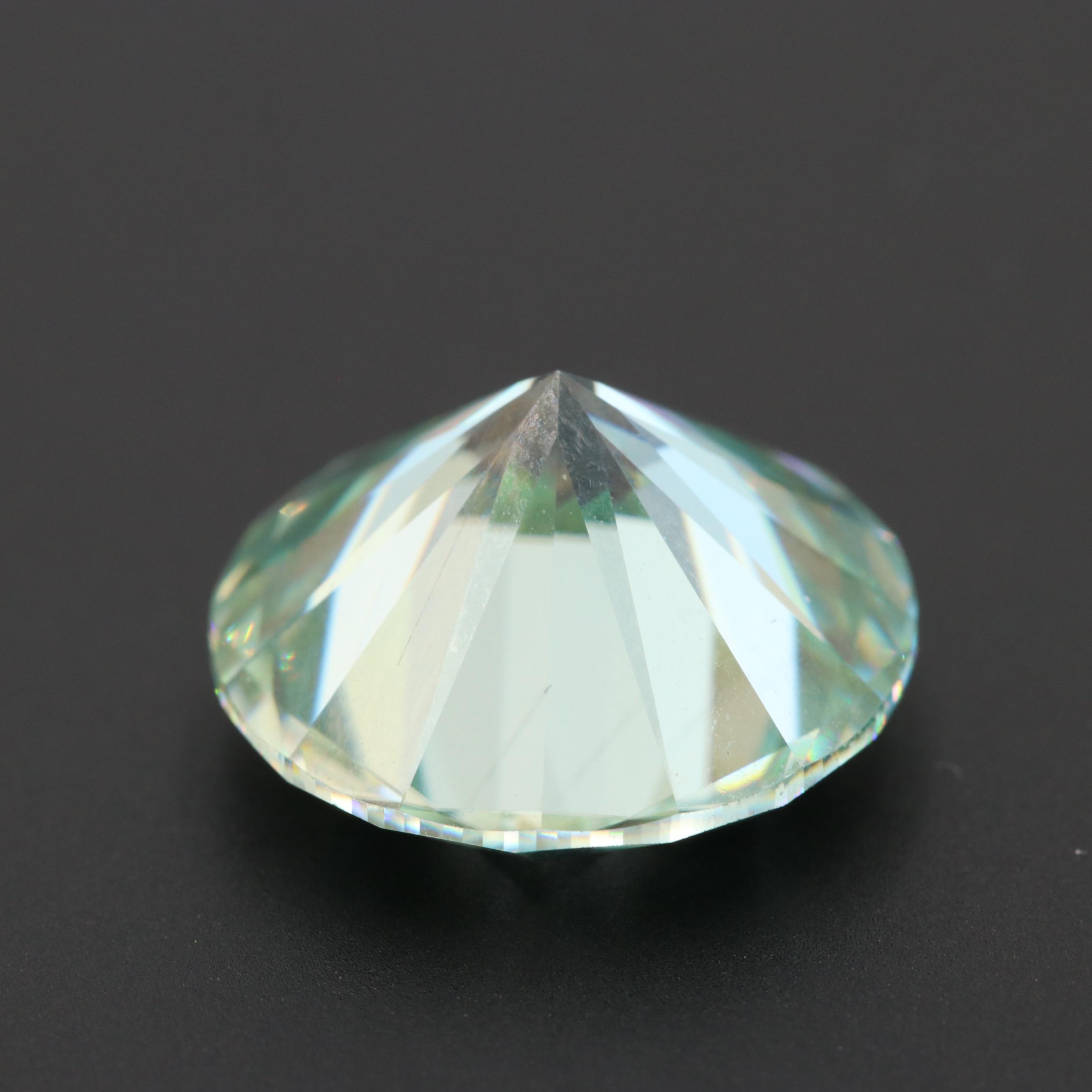 Loose 13.24 CT Synthetic Moissanite