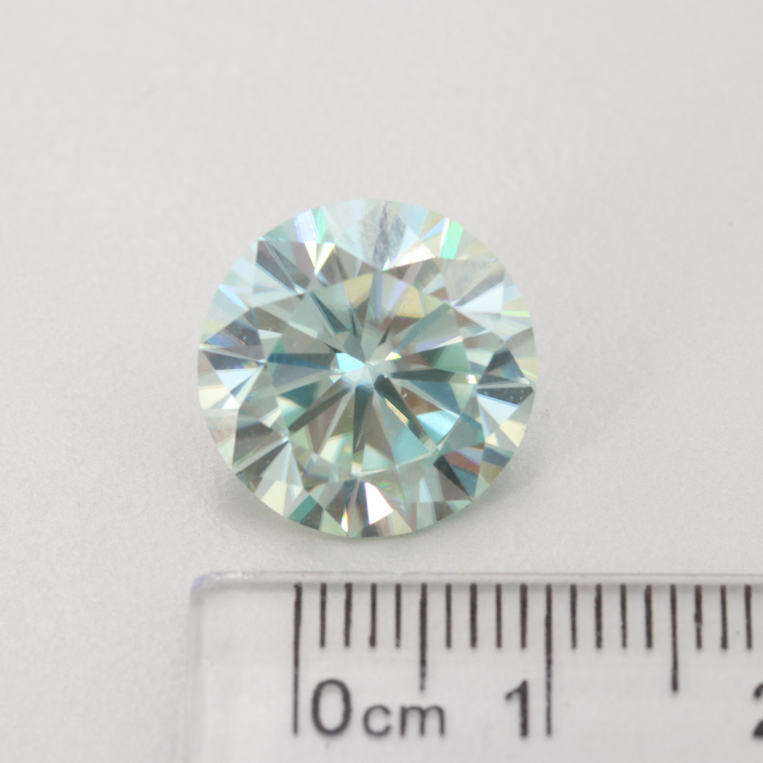Loose 8.72 CT Synthetic Moissanite