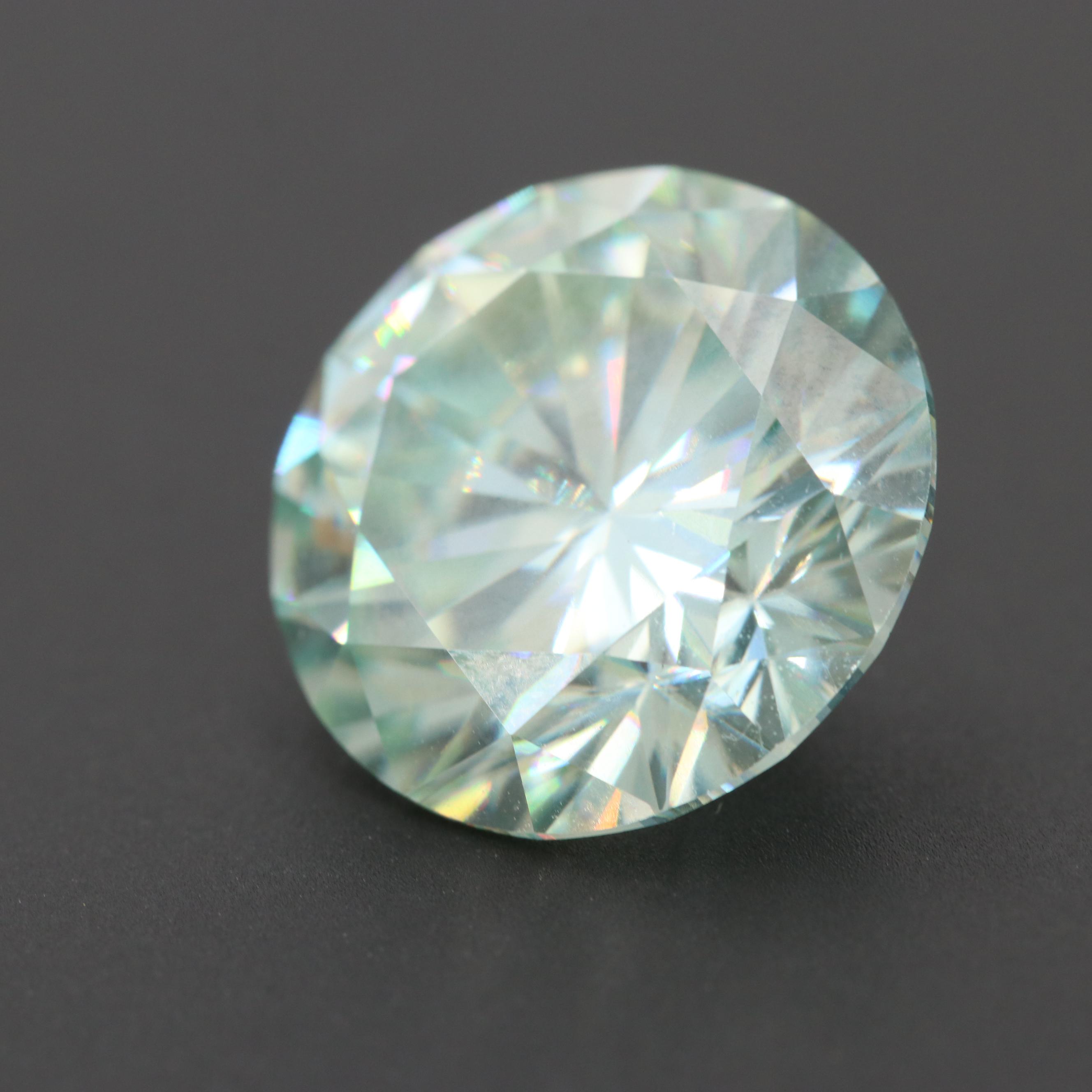 Loose 8.72 CT Synthetic Moissanite