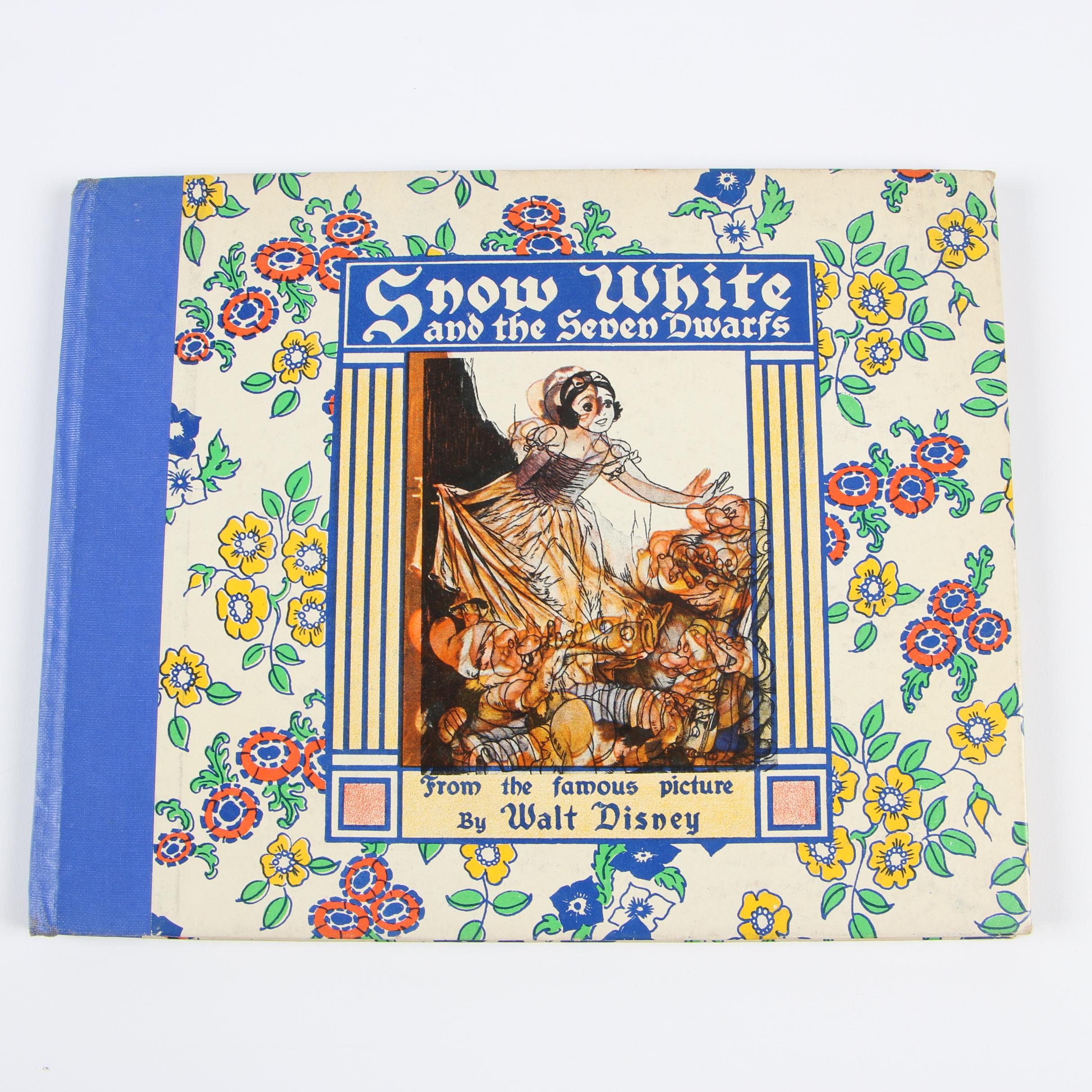 1938 "Snow White and the Seven Dwarfs" Picture Book