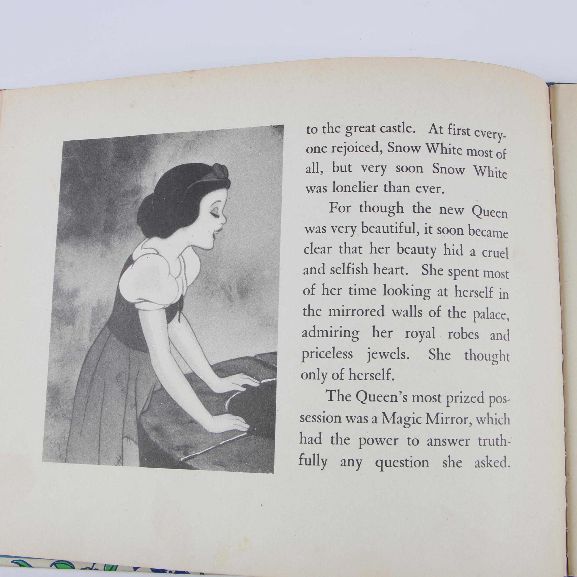 1938 "Snow White and the Seven Dwarfs" Picture Book