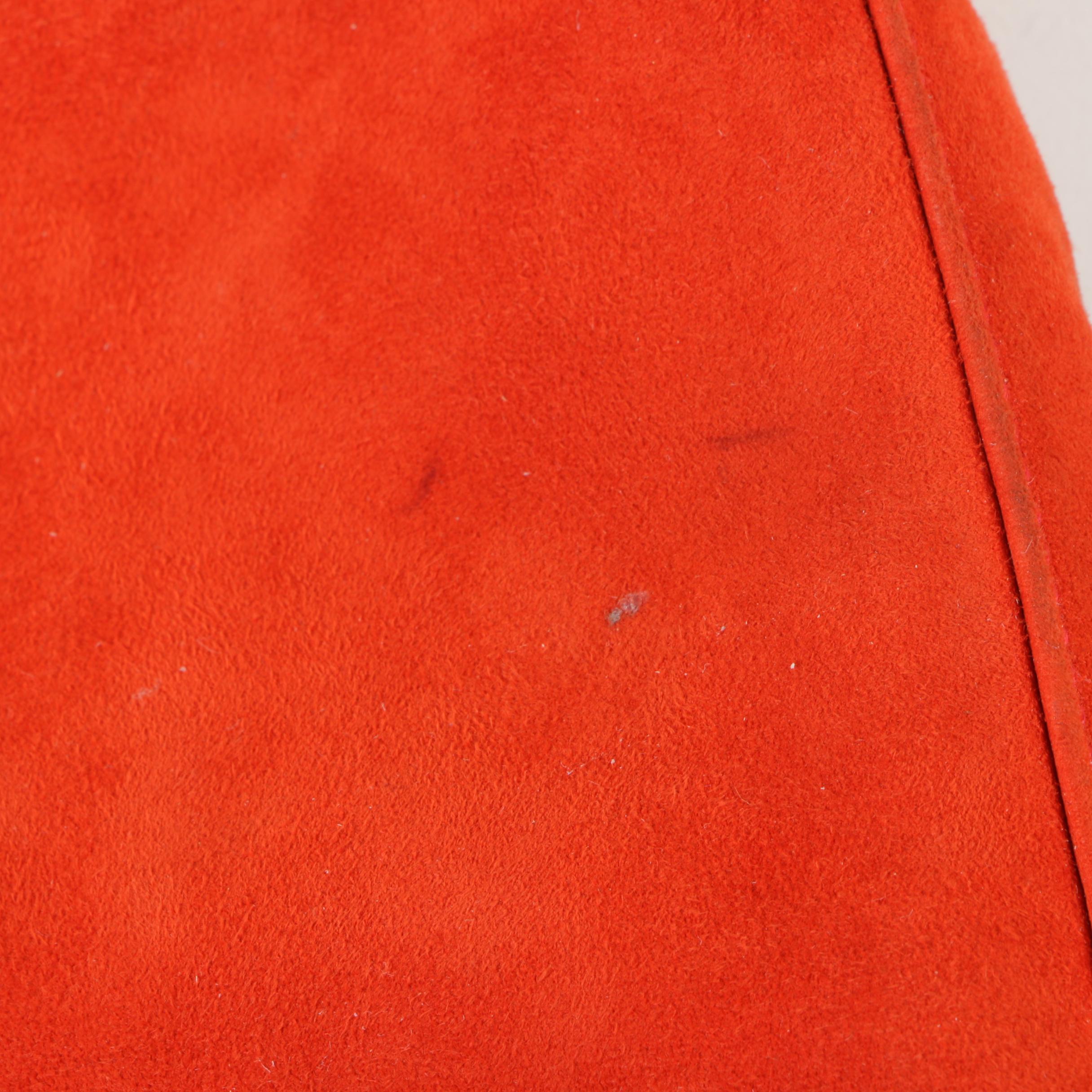 Prada Mandarino Camoscio Suede Shoulder Bag