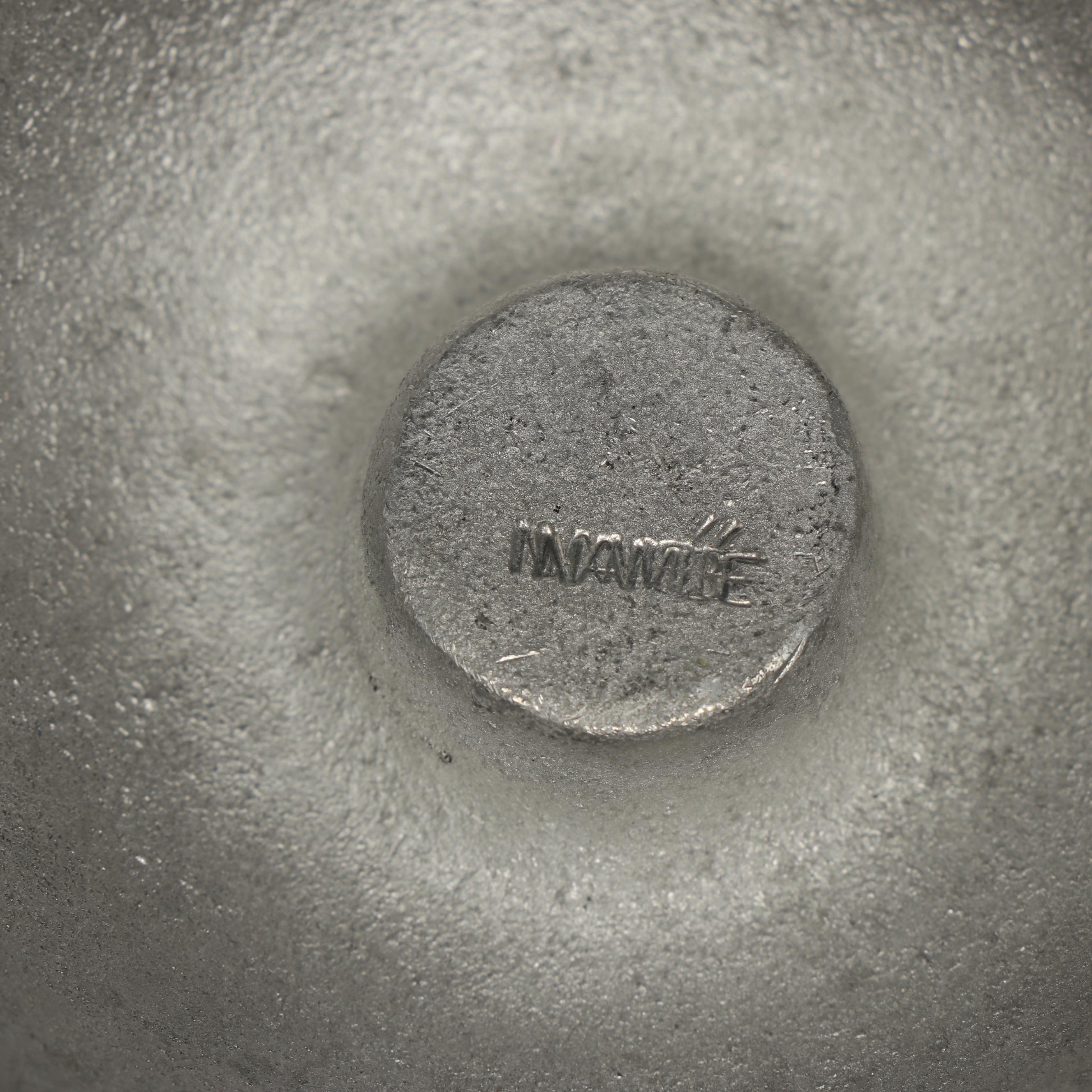 Nambé Candleholder Vase with Modern Art Glass Candlesticks and Nambé Holders