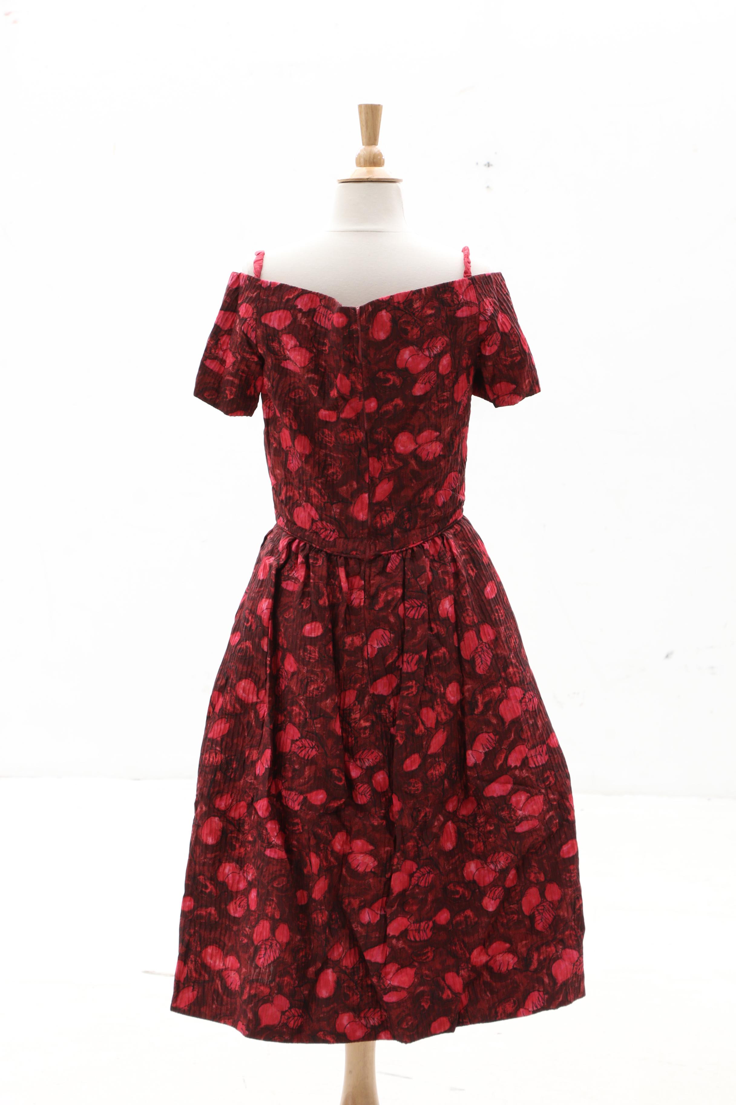 Sincerely Jenny Gidding Jenny Cocktail Dress, Circa 1950