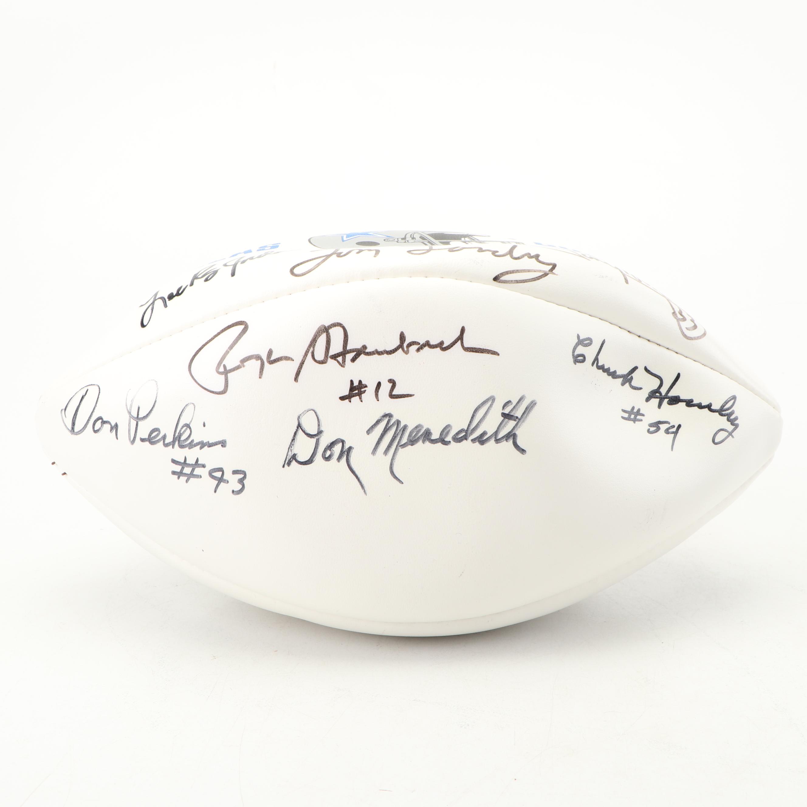 Dallas Cowboys Autographed Team Ball including Tom Landry and Roger Staubach