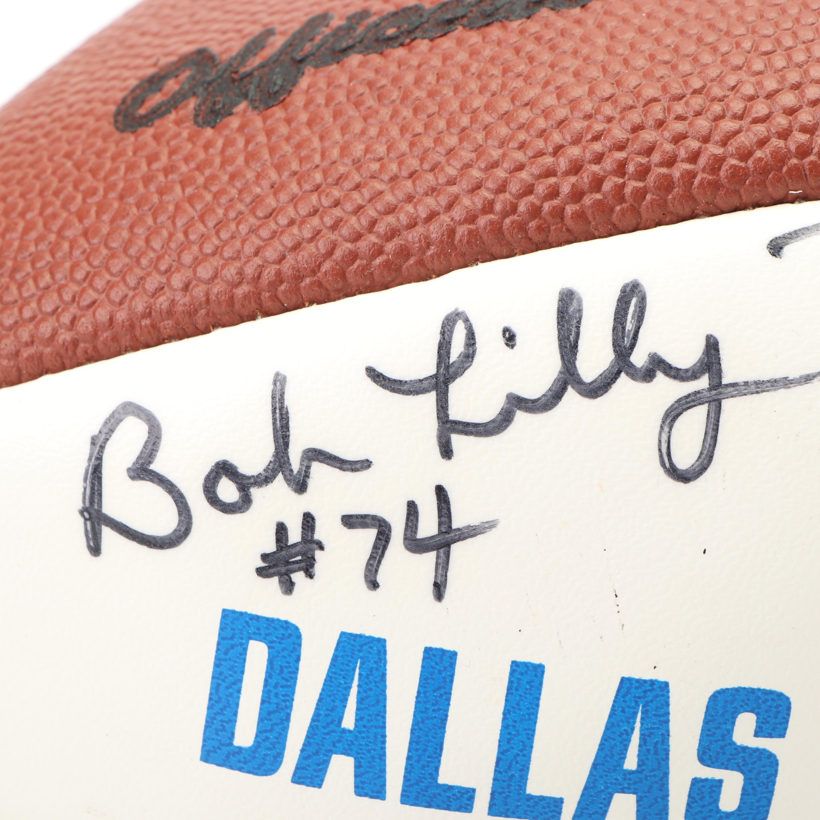 Dallas Cowboys Autographed Team Ball including Tom Landry and Roger Staubach