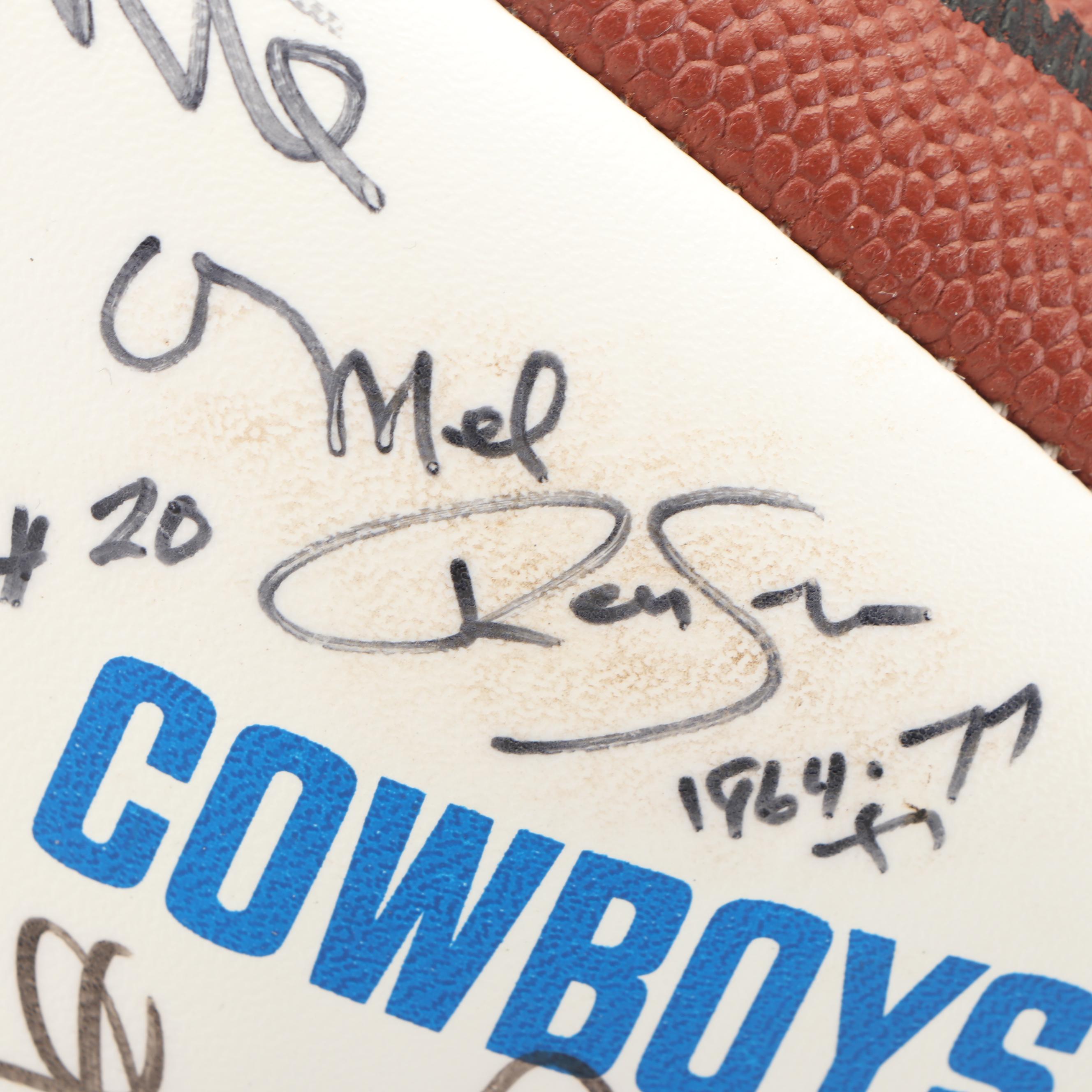 Dallas Cowboys Autographed Team Ball including Tom Landry and Roger Staubach