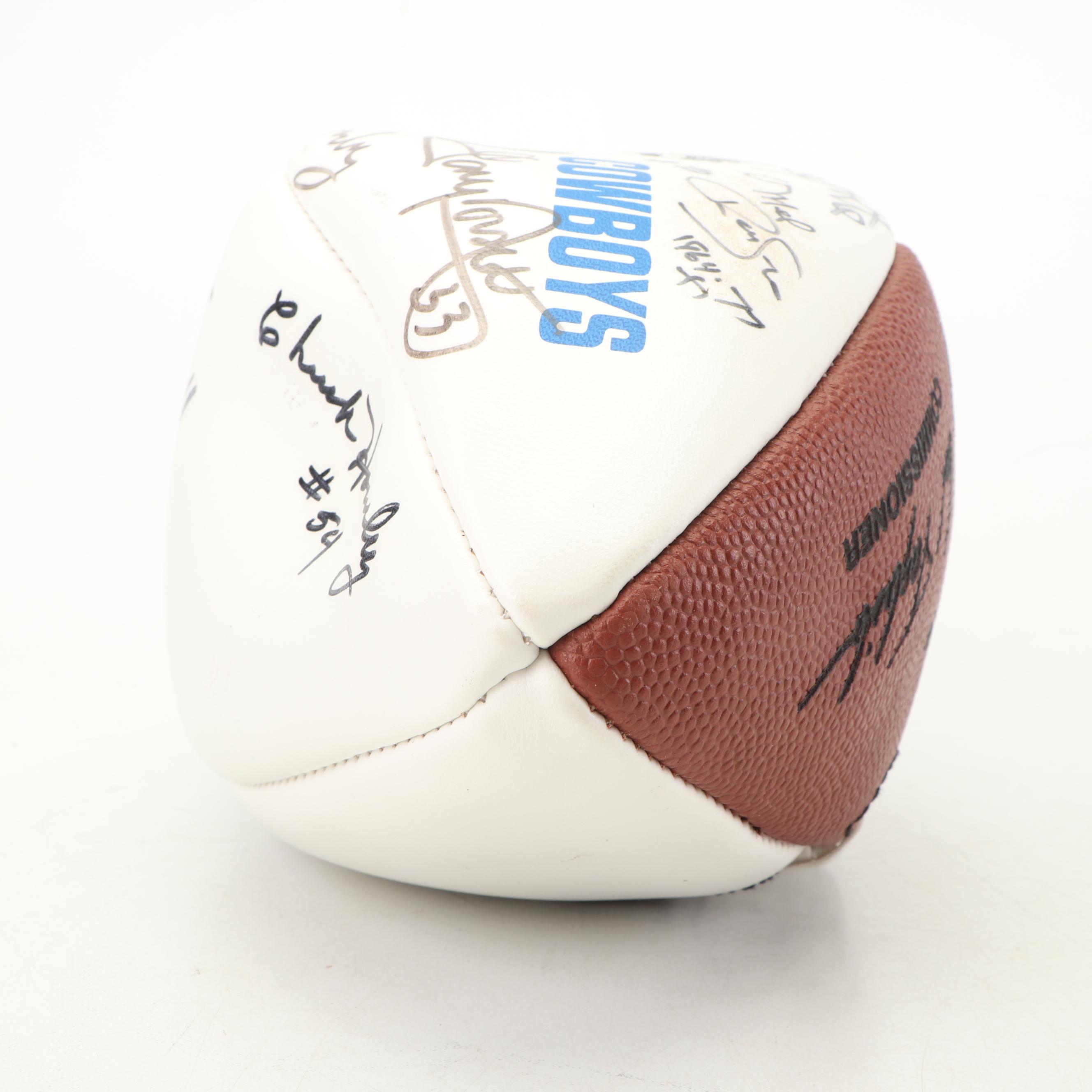Dallas Cowboys Autographed Team Ball including Tom Landry and Roger Staubach