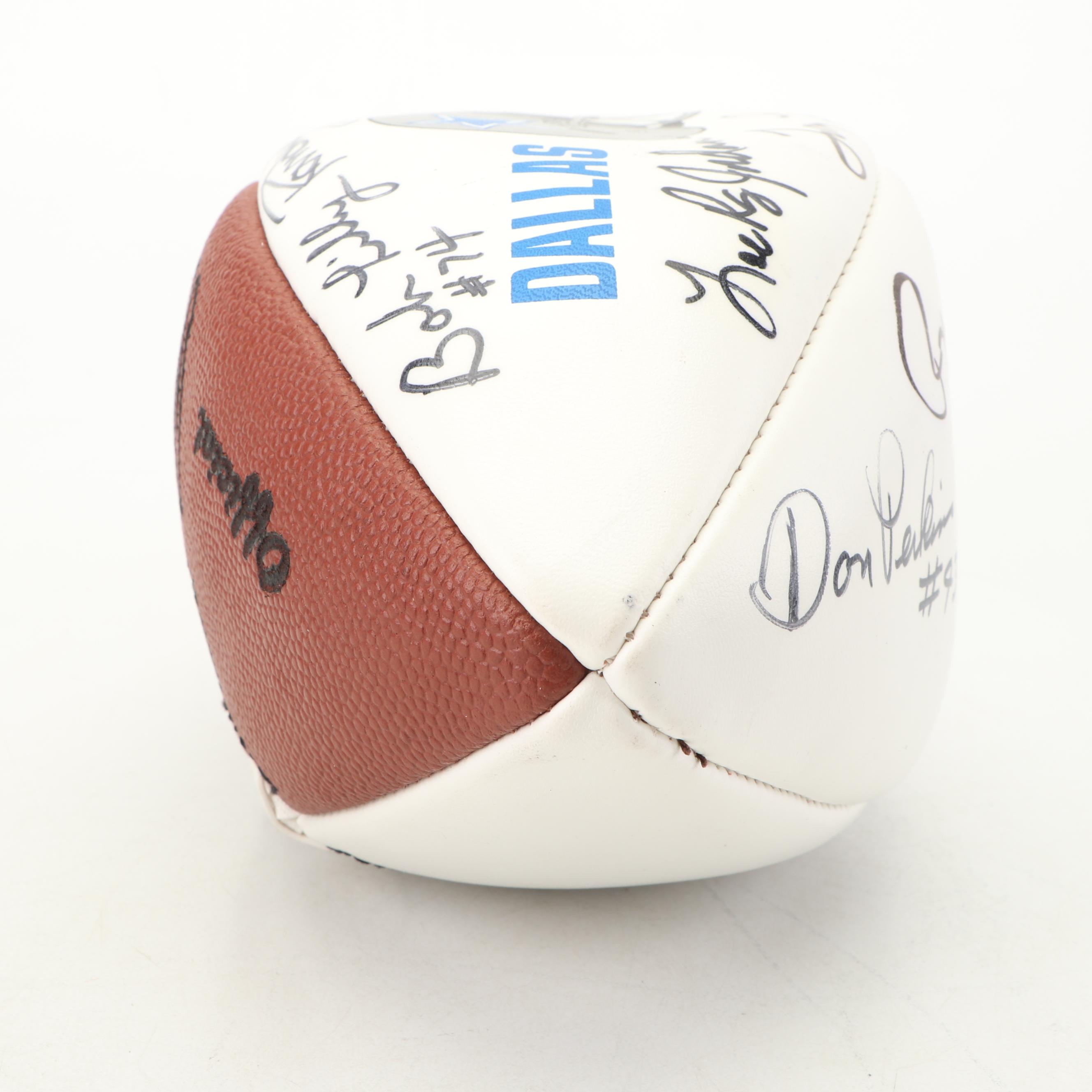 Dallas Cowboys Autographed Team Ball including Tom Landry and Roger Staubach