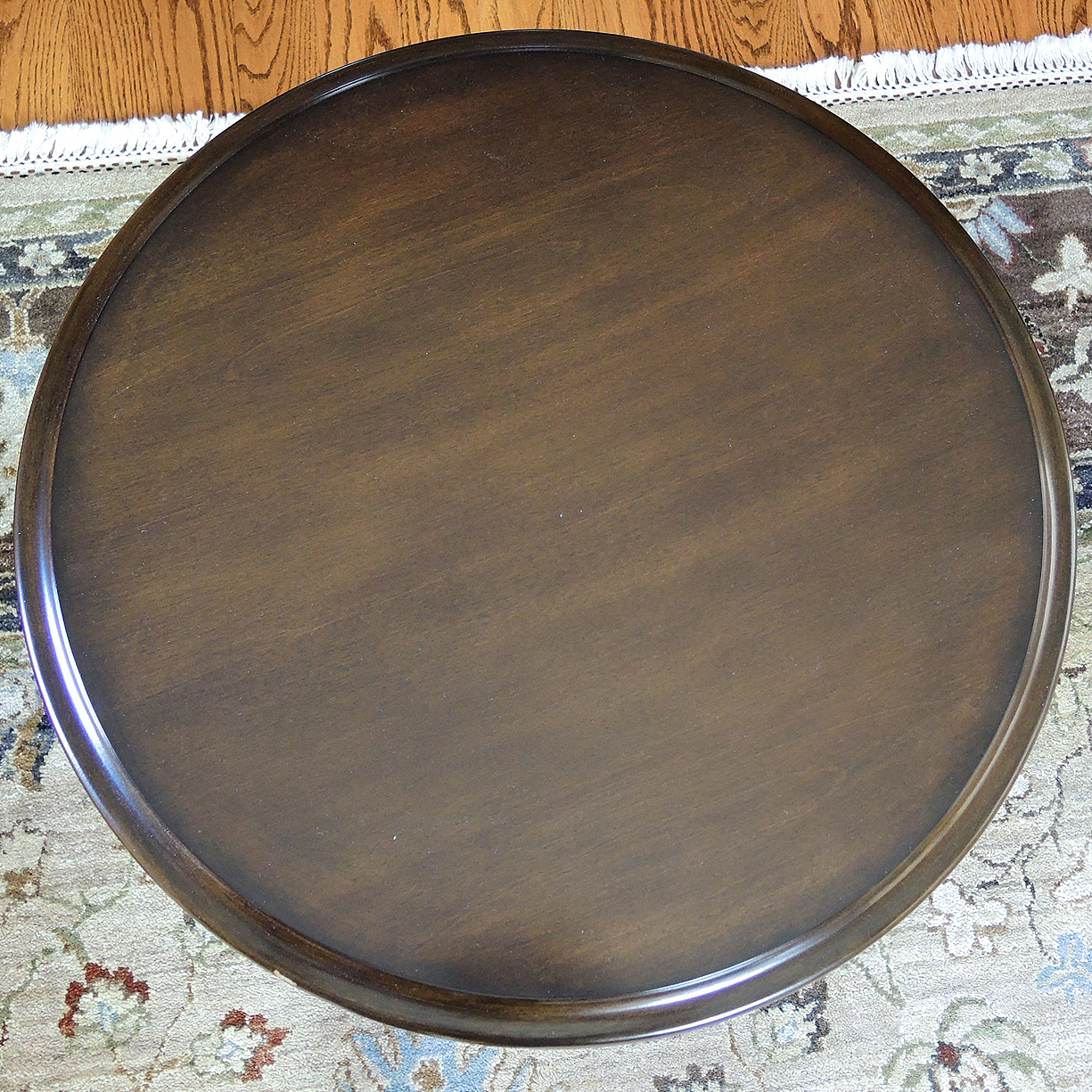 Hammary Round Top Pedestal Side Table