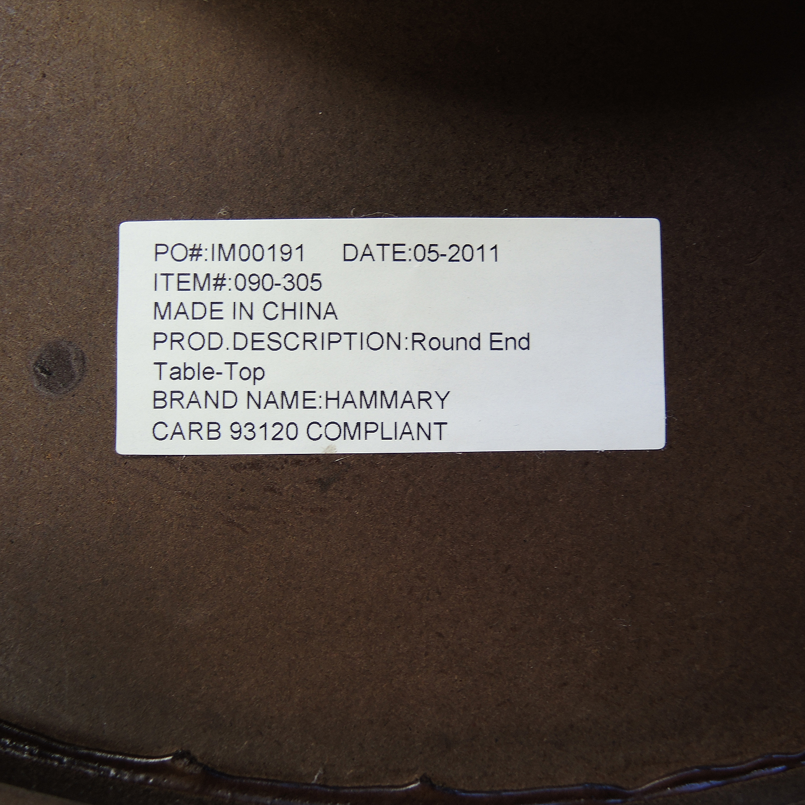 Hammary Round Top Pedestal Side Table