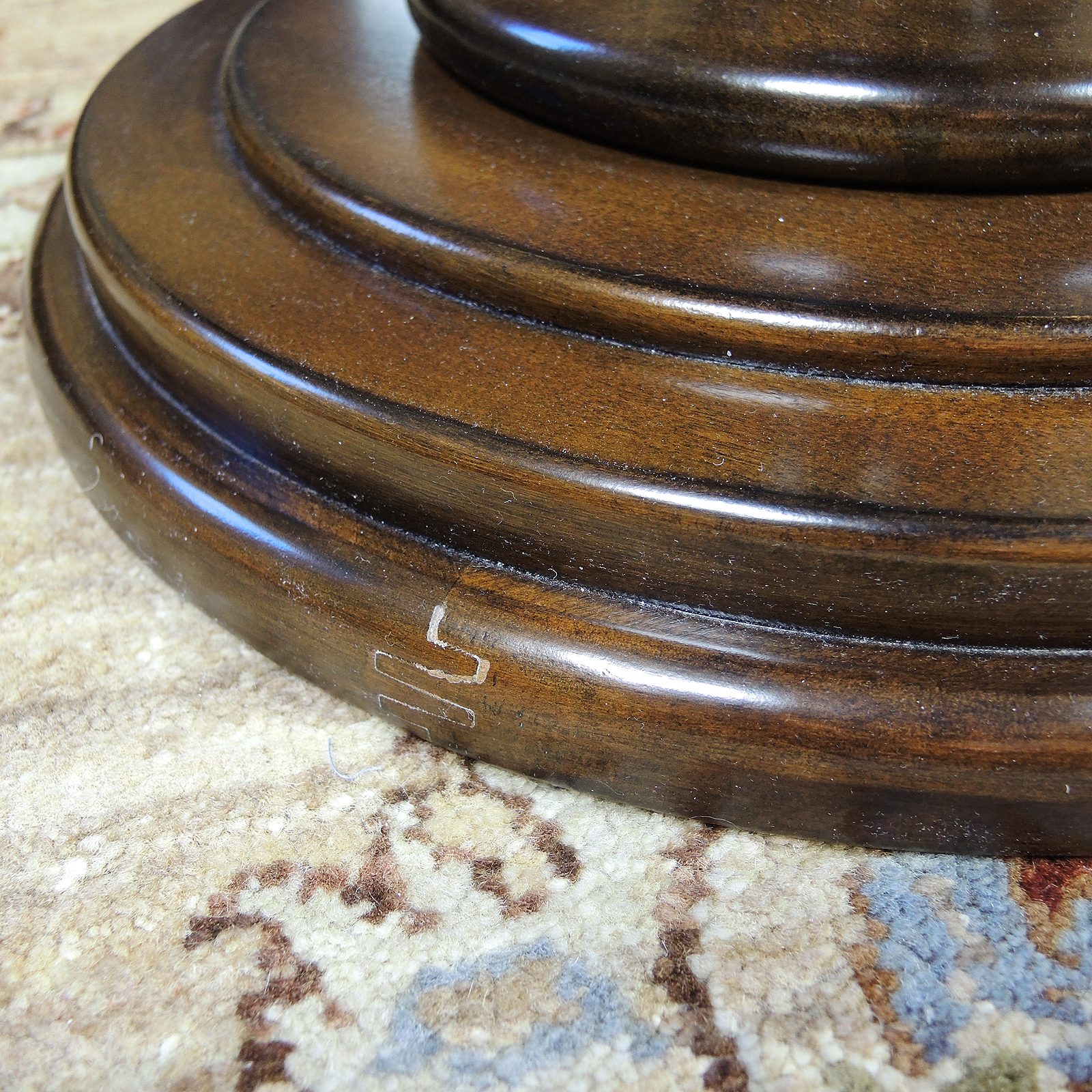 Hammary Round Top Pedestal Side Table